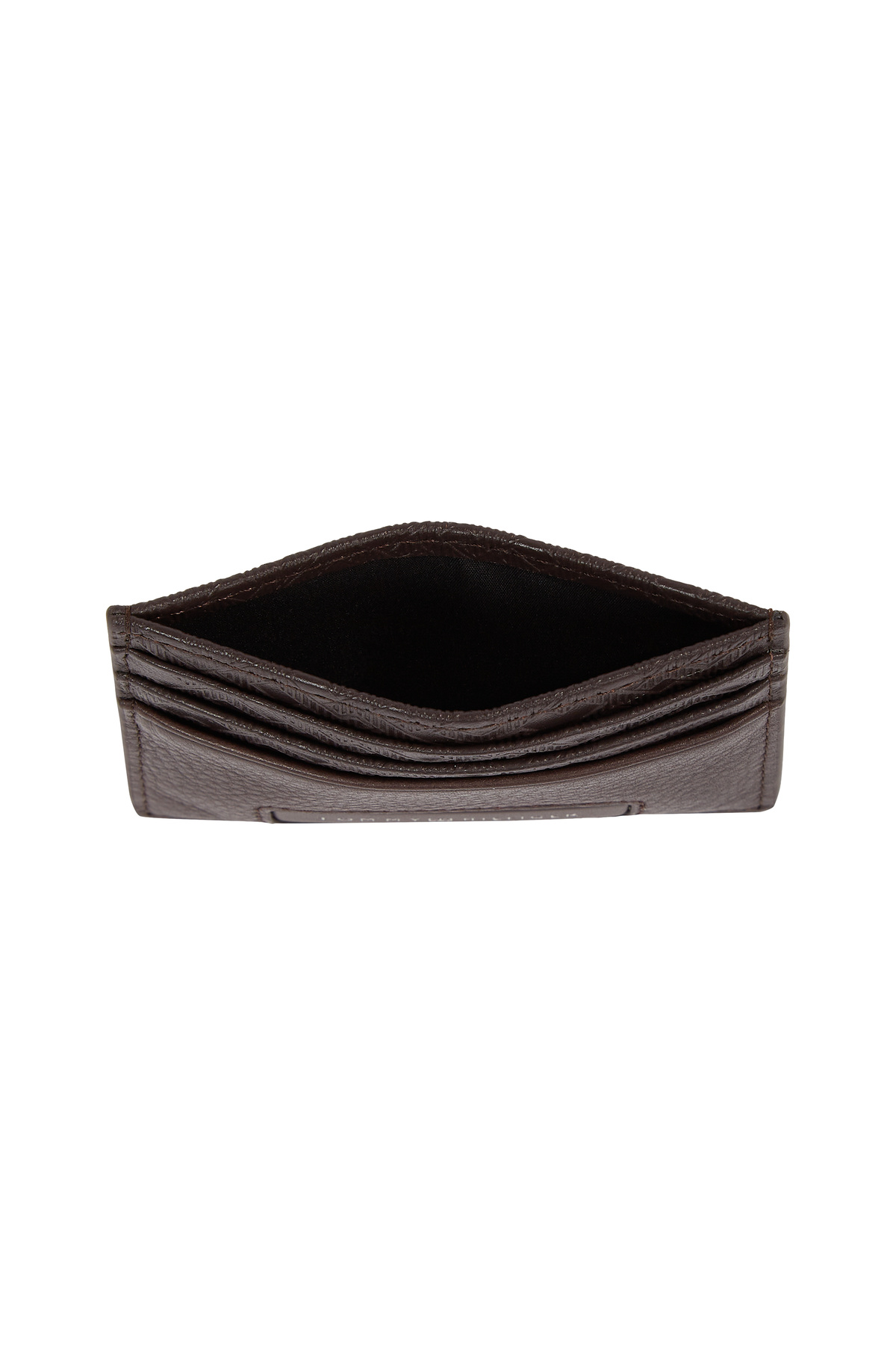 Tommy Hilfiger-Tommy Hilfiger Men Brown Monogram Cc Holder 3