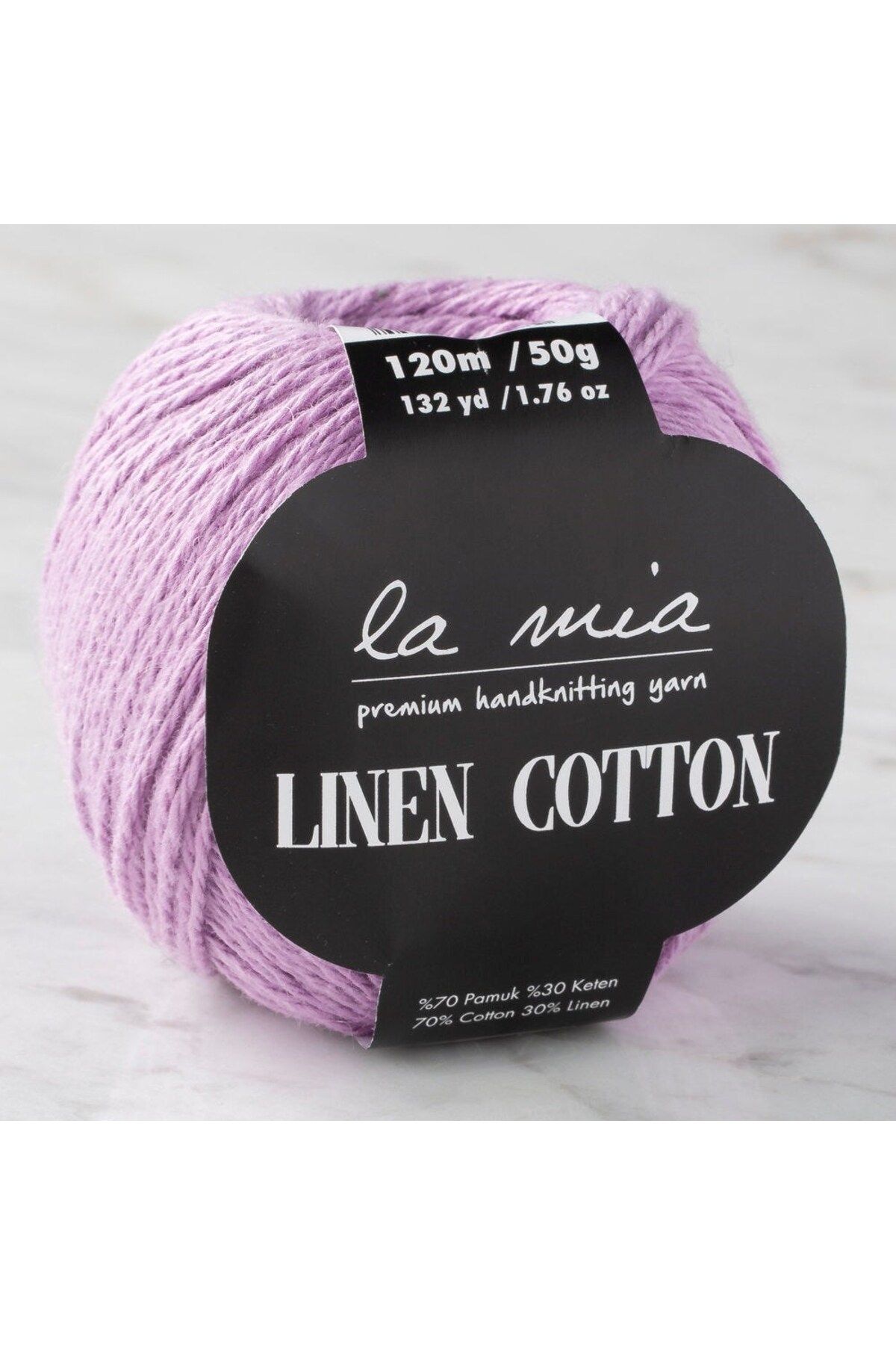 Skygo La Mia Linen Cotton Mor El Örgü İpi - L106 - 33867