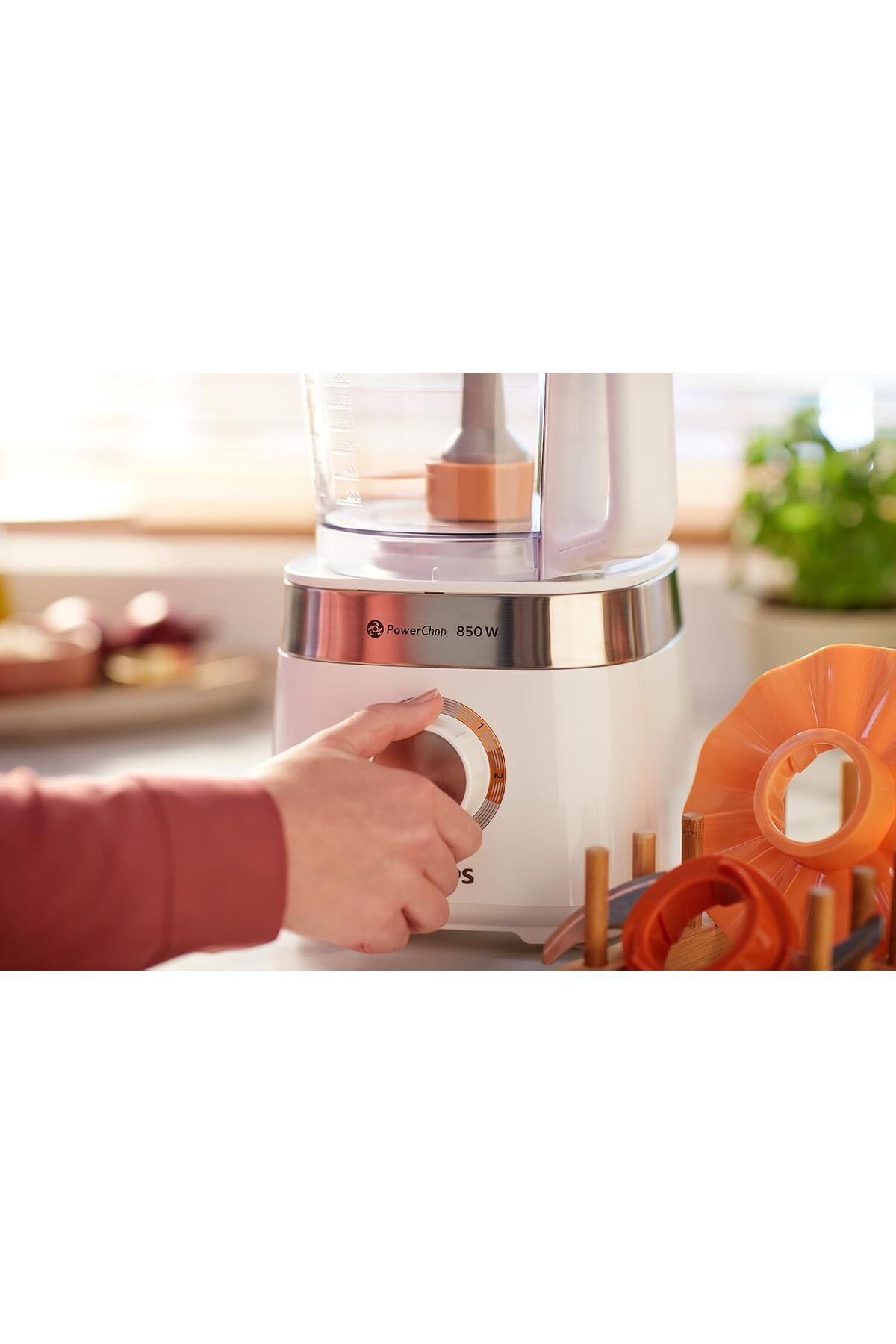Philips-Philips Viva Collection Compact Food Processor - 850W 6