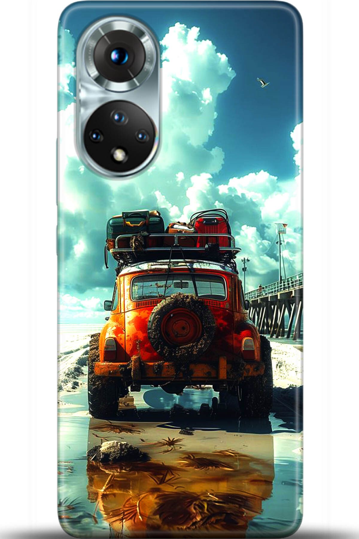 Noprin Huawei Honor 50 Kılıf HD Baskılı Kılıf - Happiness Series 5559