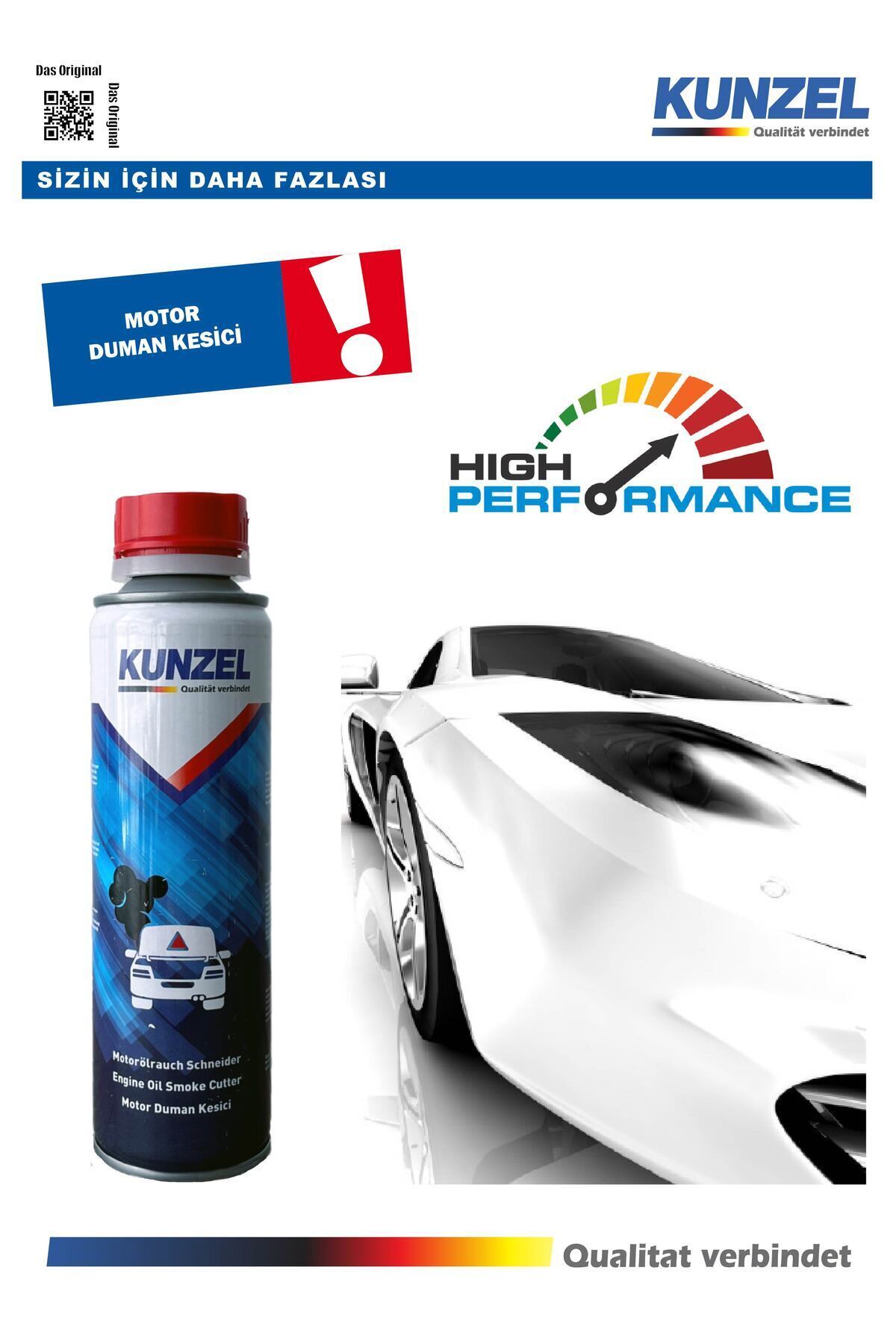 KUNZEL Duman Kesici Motor Yağ Katkısı 300 ml