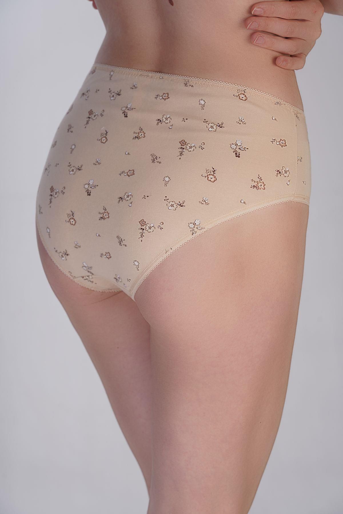 C&City-3 Pack High Waist Bikini Panties 5002 Floral 7
