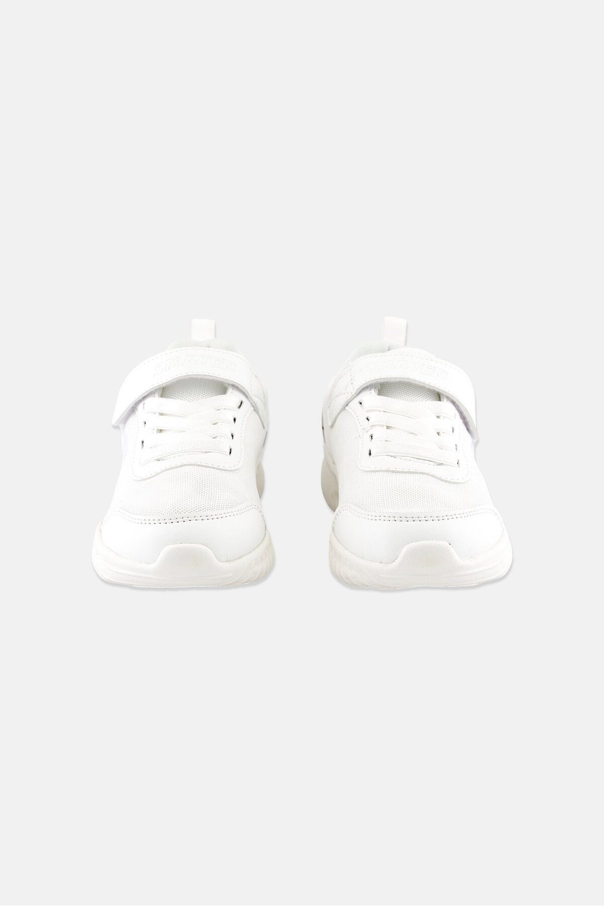 Starter-Kids Boy Velcro Closure Outdoor Shoes, White 4