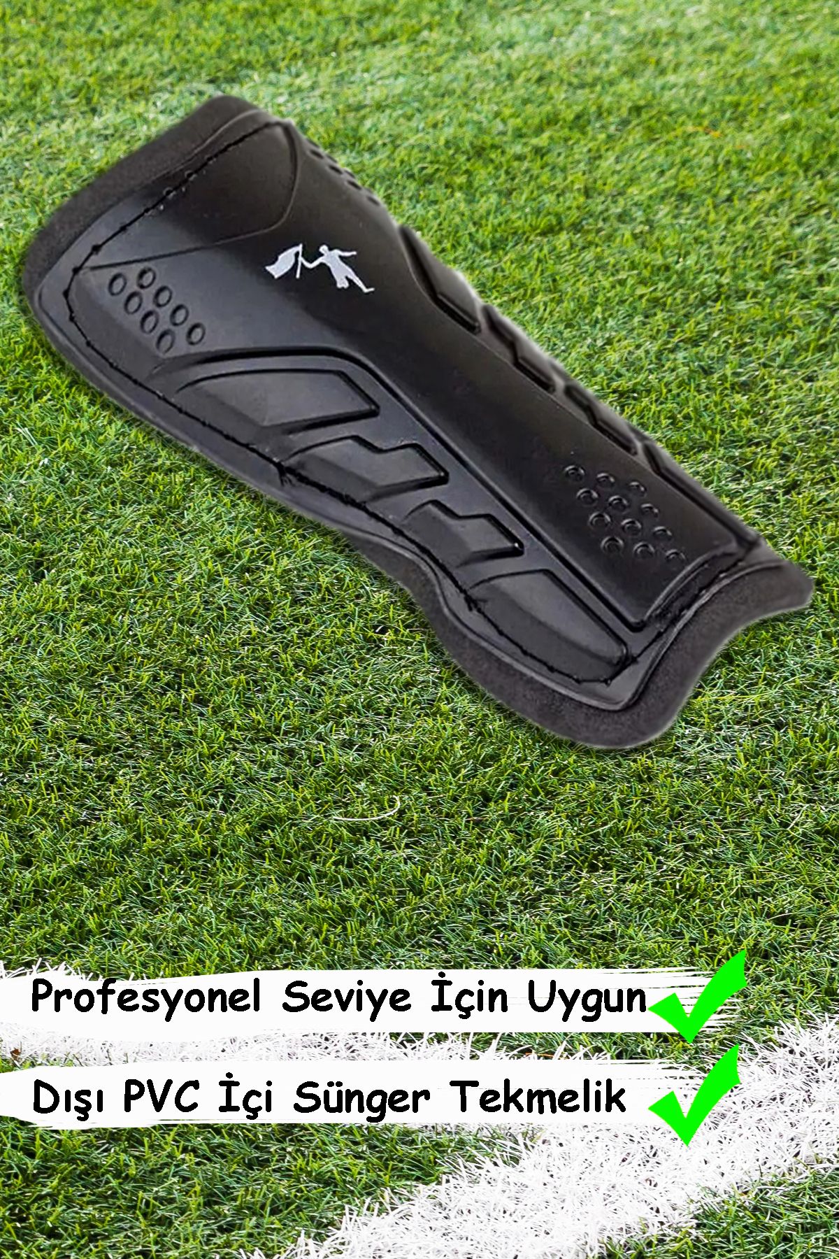 x1marka Profesyonel Seviyeye Uygun Dışı PVC İçi Sünger Konforlu Cırt Cırtlı Futbol Tekmeliği Kaval Koruyucu
