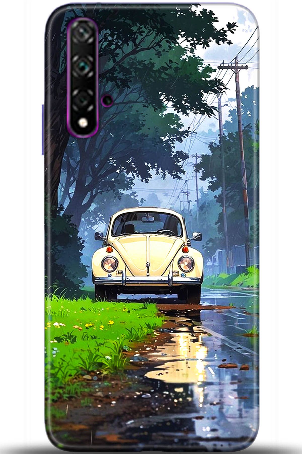 Noprin Huawei Nova 5T Kılıf HD Baskılı Kılıf - Happiness Series 5562