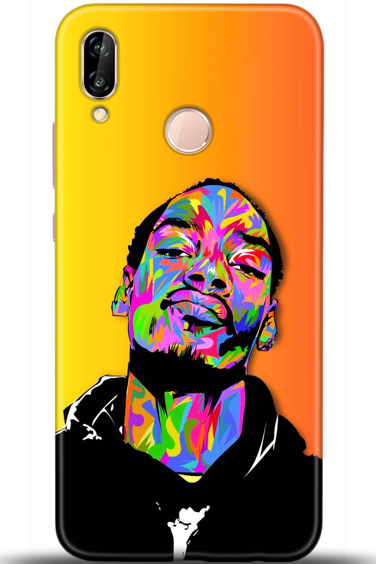 Noprin Huawei P20 Lite Kılıf HD Baskılı Kılıf - Happiness Series 5573