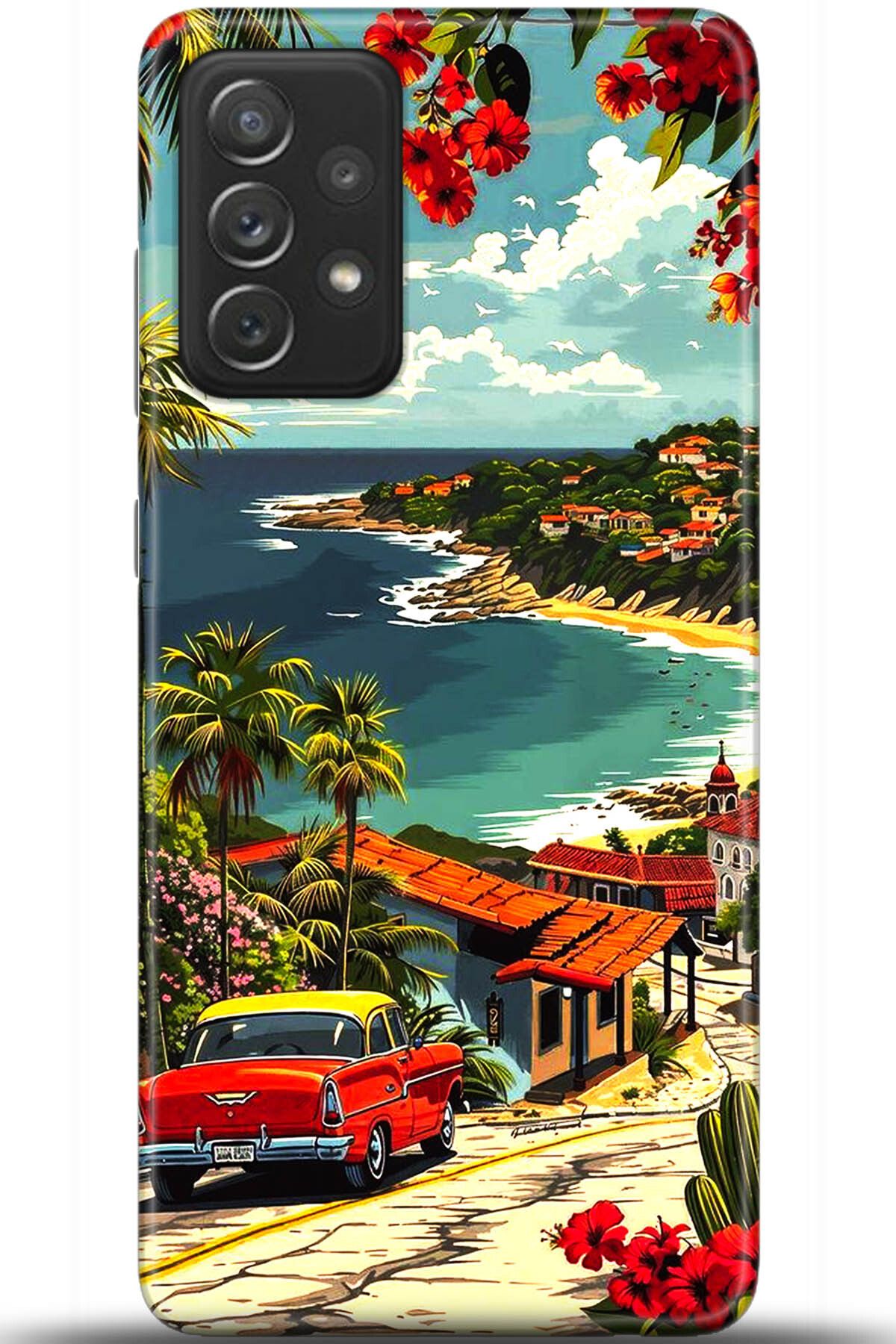 Noprin Samsung Galaxy A52 Kılıf HD Baskılı Kılıf - Happiness Series 5560