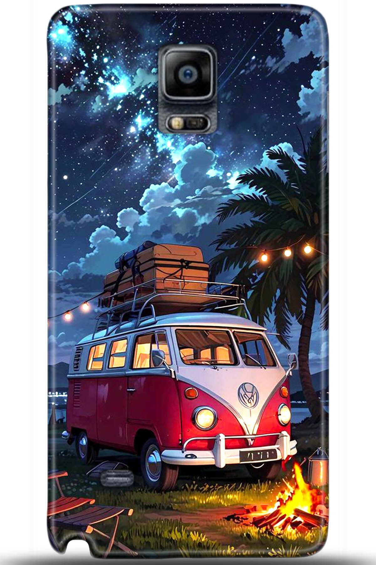 Noprin Samsung Galaxy Note 4 Kılıf HD Baskılı Kılıf - Happiness Series 5564