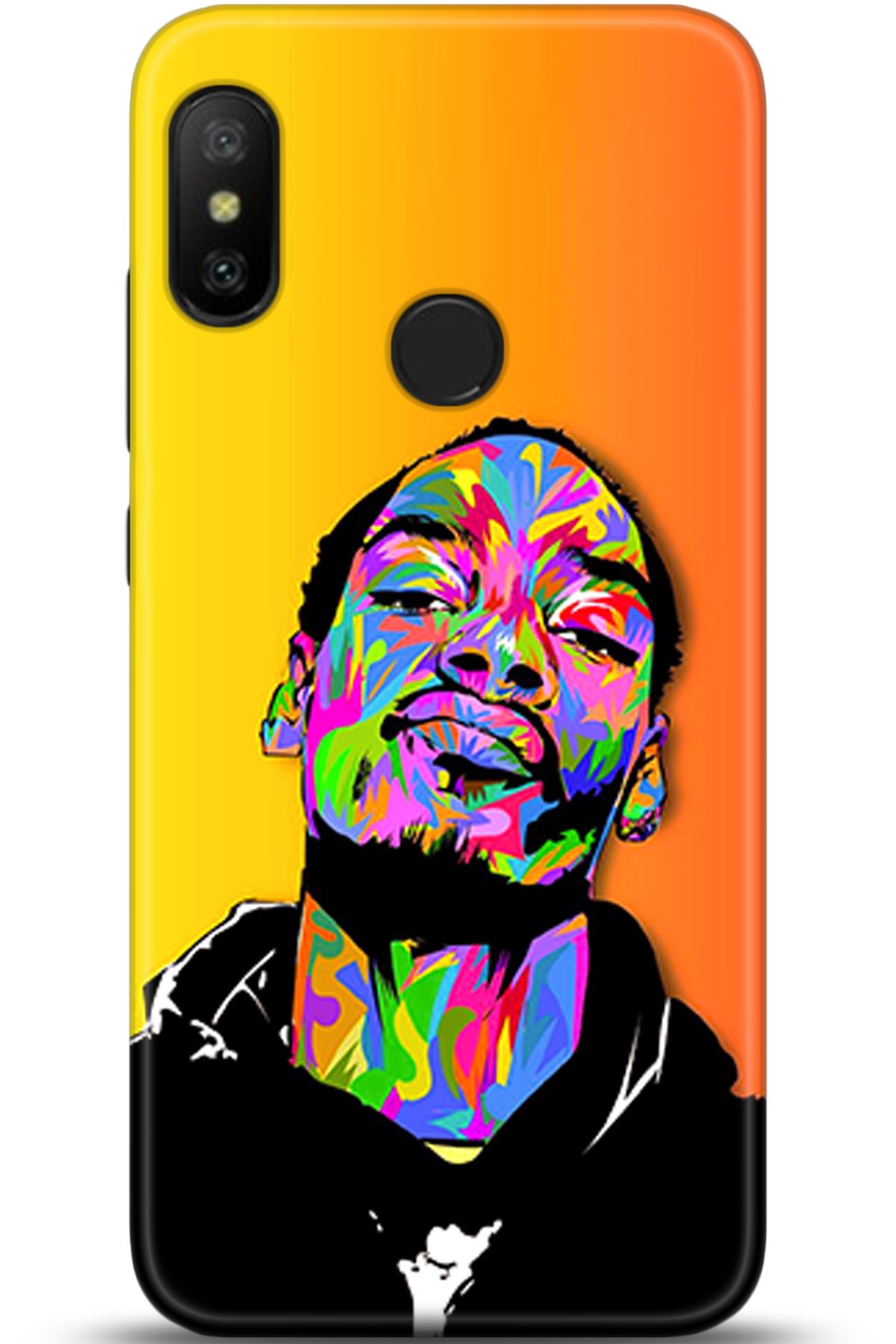 Noprin Xiaomi Mi A2 Lite Kılıf HD Baskılı Kılıf - Happiness Series 5573