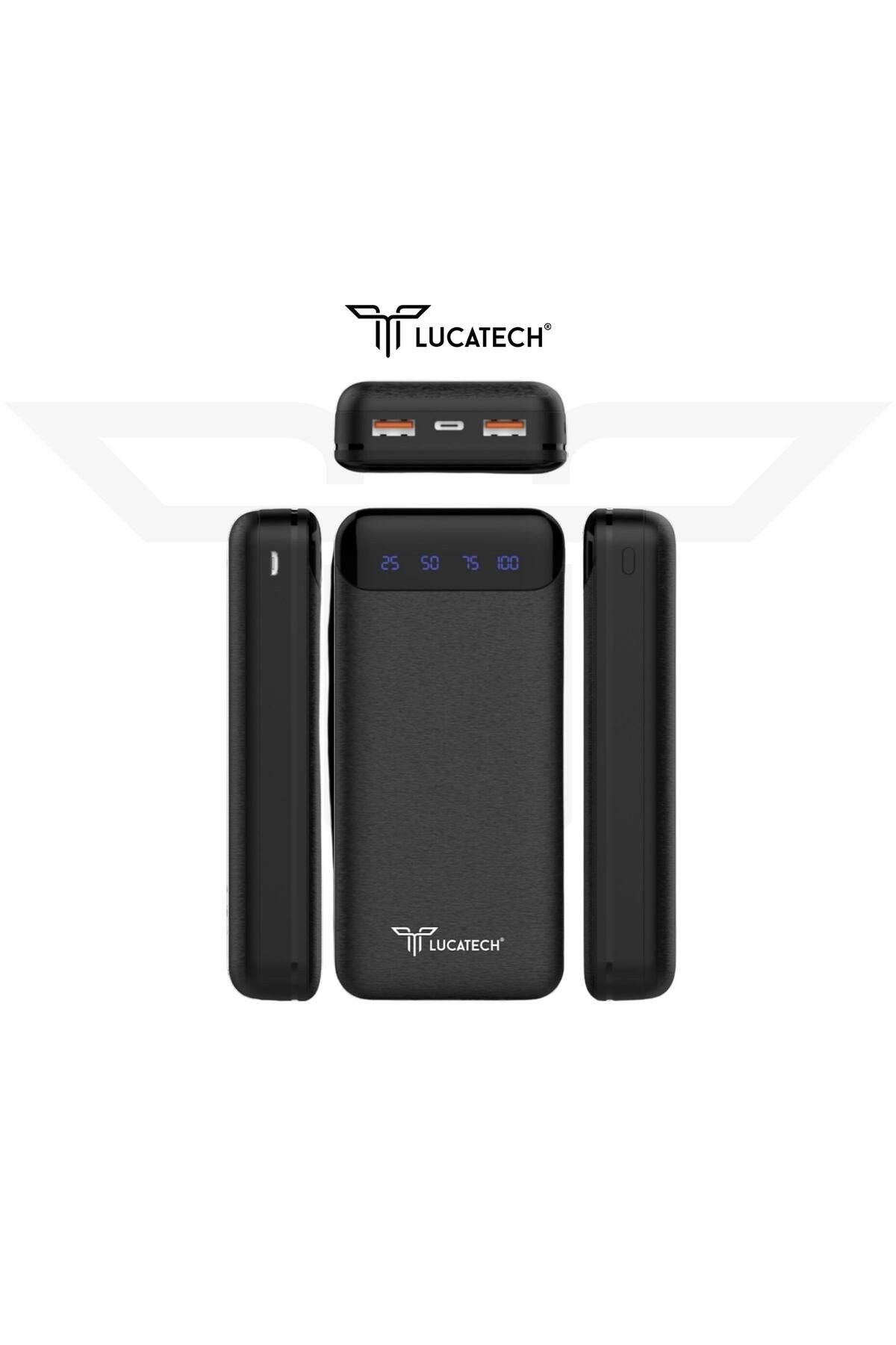 Lucatech Huawei P20 / P30 / P40 / P50 / P60 uyumlu Powerbank 12.500 mAh