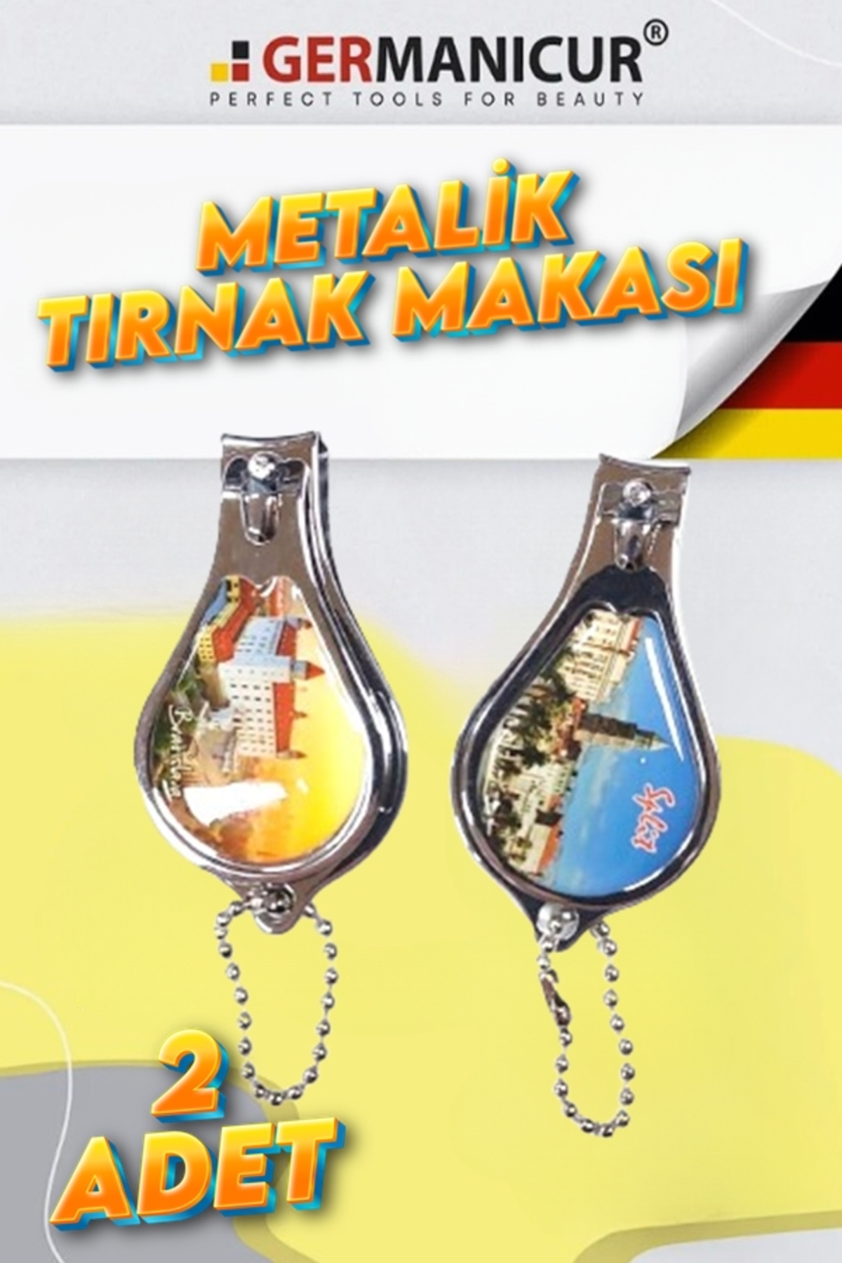 Xolo Manzaralı Çok Fonksiyonlu 2 Adet Tırnak Makası Törpü Açacak Tırnak Makası T506 Paslanmaz Çelik fotoğrafı 3 (önizleme)