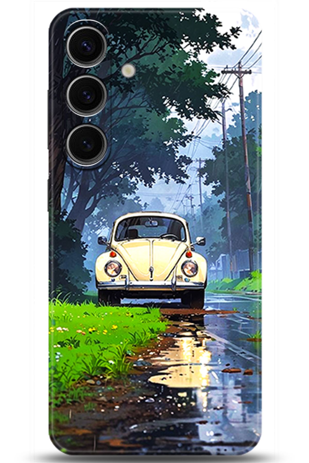 Noprin Samsung Galaxy S24 Kılıf HD Baskılı Kılıf - Happiness Series 5562