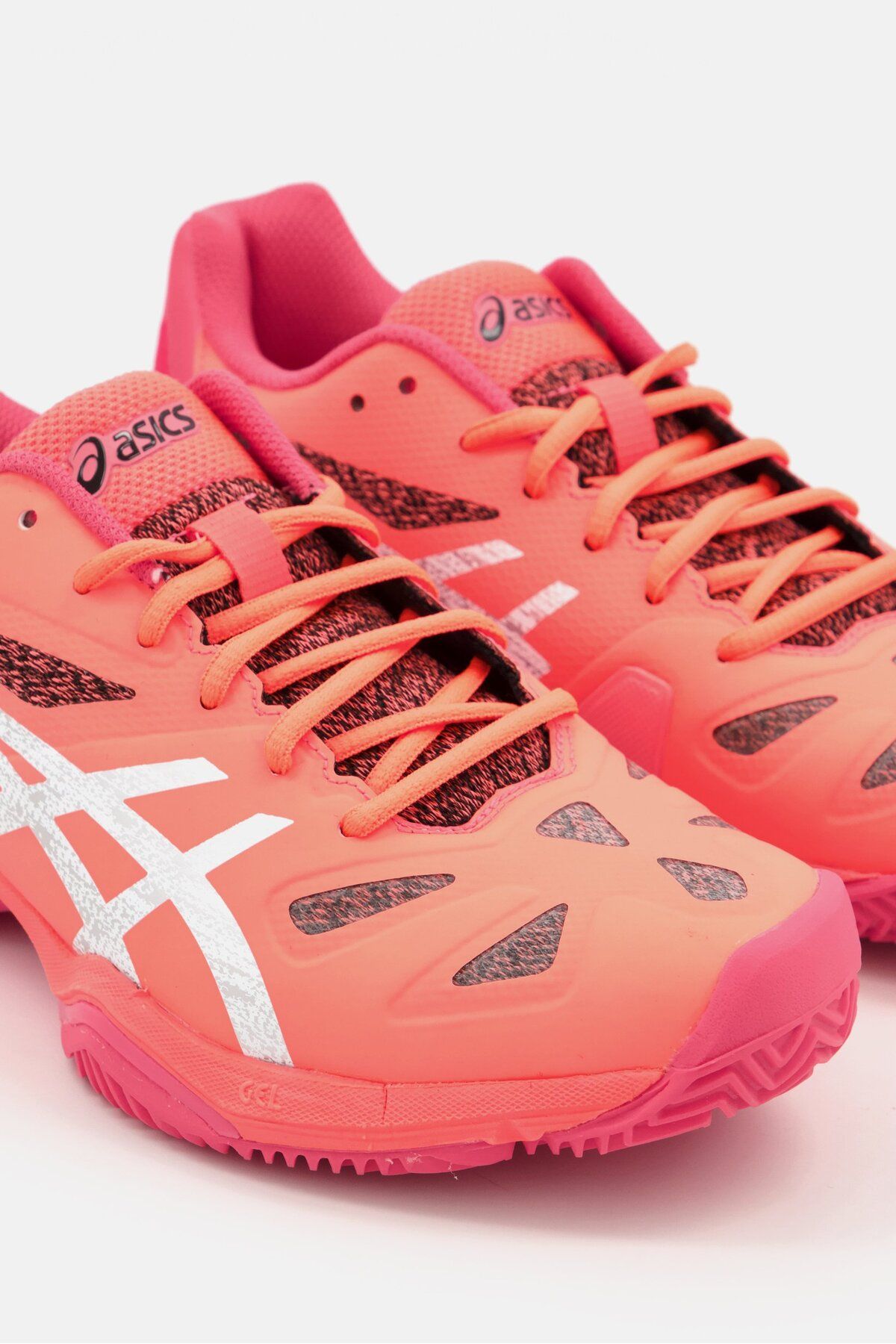 Asics-Women Gel-lima Padel Lace Up Training Sports Shoes, Coral Combo 3