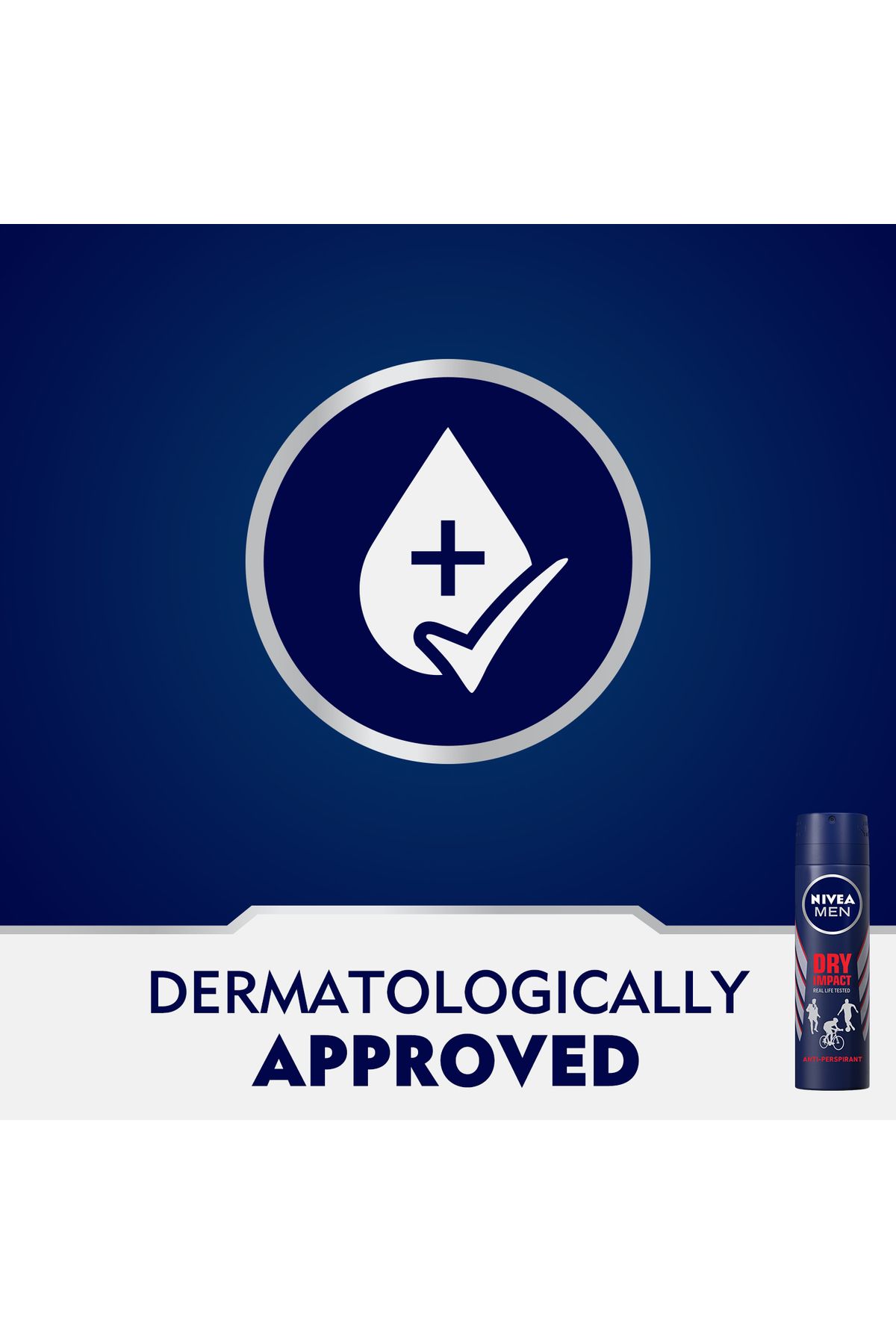 NIVEA-Men Antiperspirant Spray for Men Dry Impact 150 ml 6