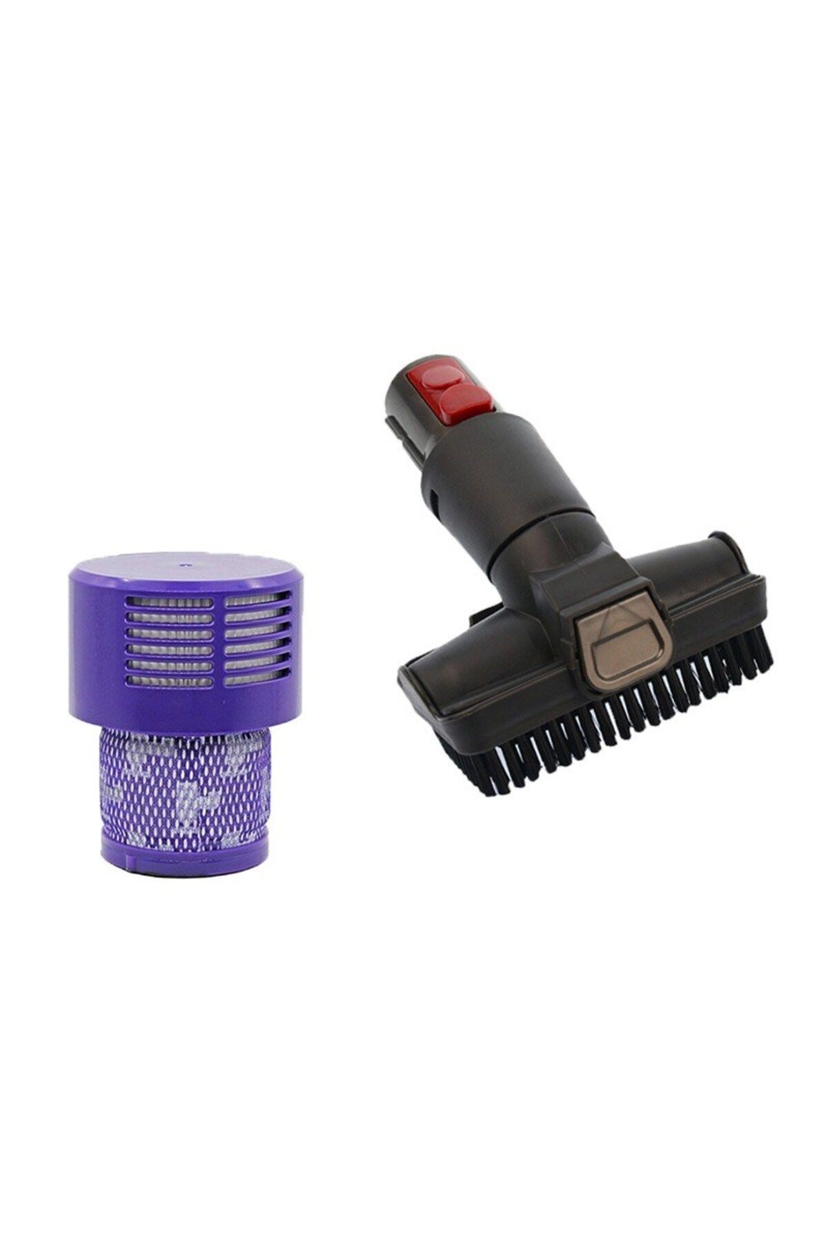 Supervac Dyson V10 Total Clean ile Uyumlu Filtre ve Mobilya Fırçası Seti