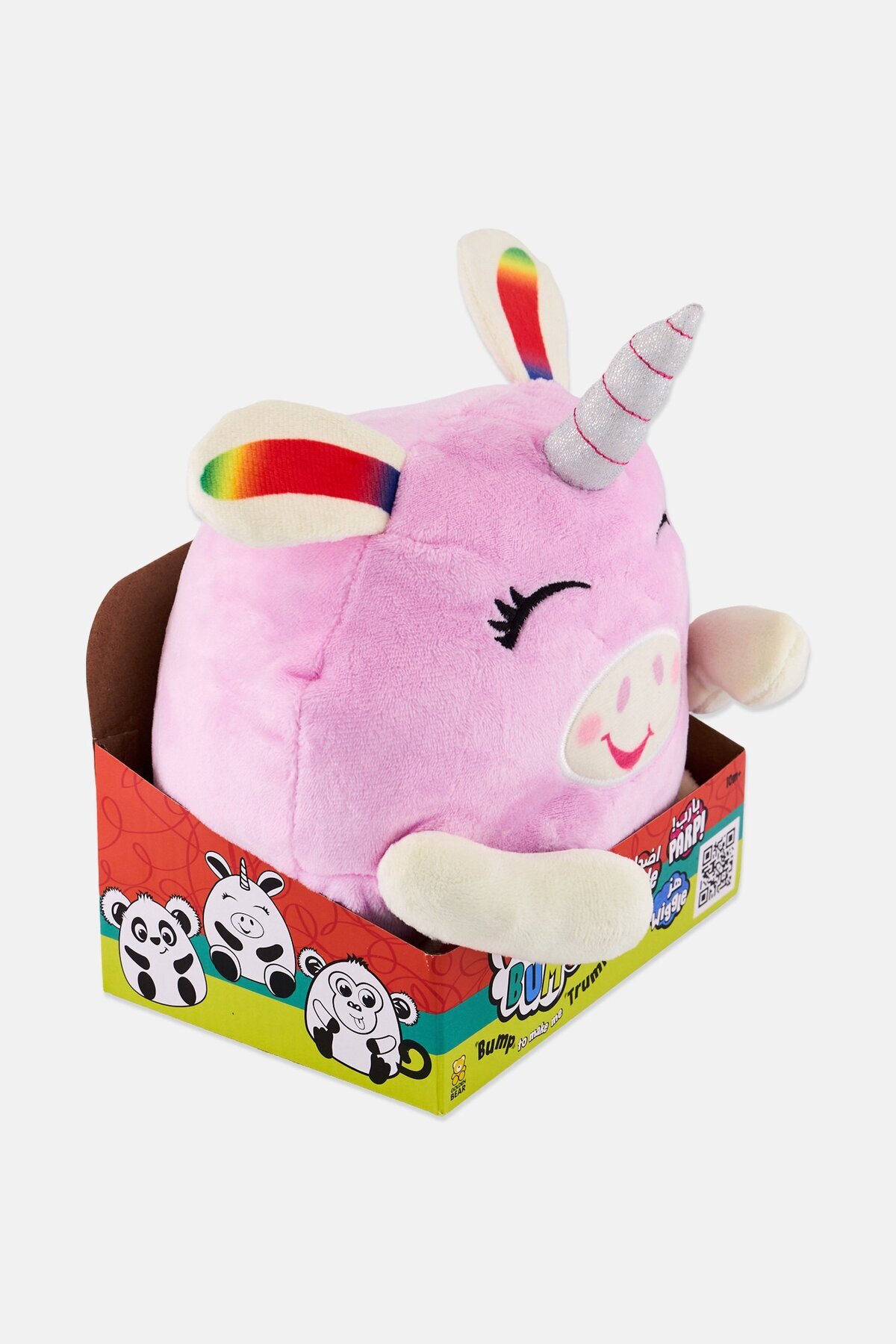 Golden Bear-Windy Bums Cheeky Parps, Wiggles and Giggles Unicorn Plush Toy 3
