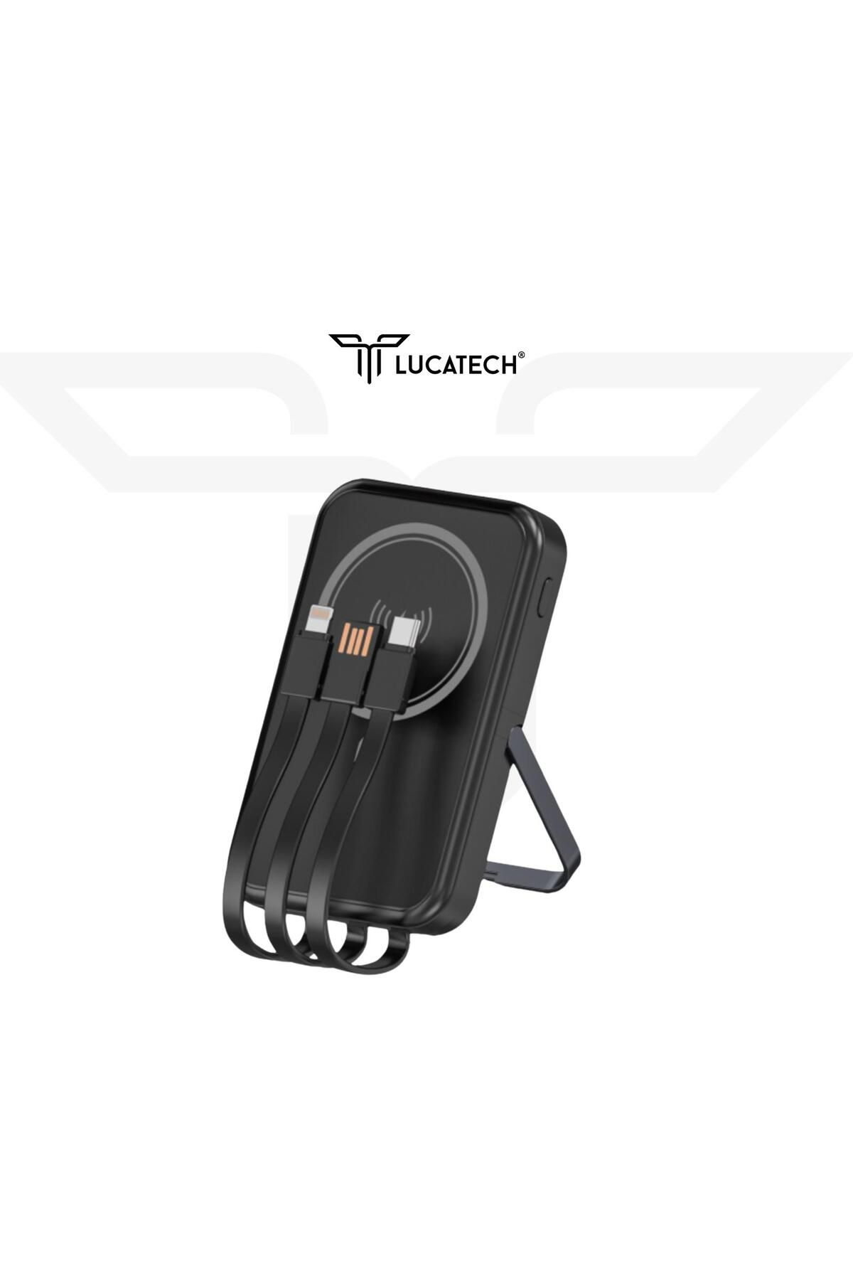 Lucatech Samsung A40 / A41 / A42 / A43 / A50 / A50s / A51 / A52 / A52s uyumlu Powerbank 13.000 mAh MAGSAFE