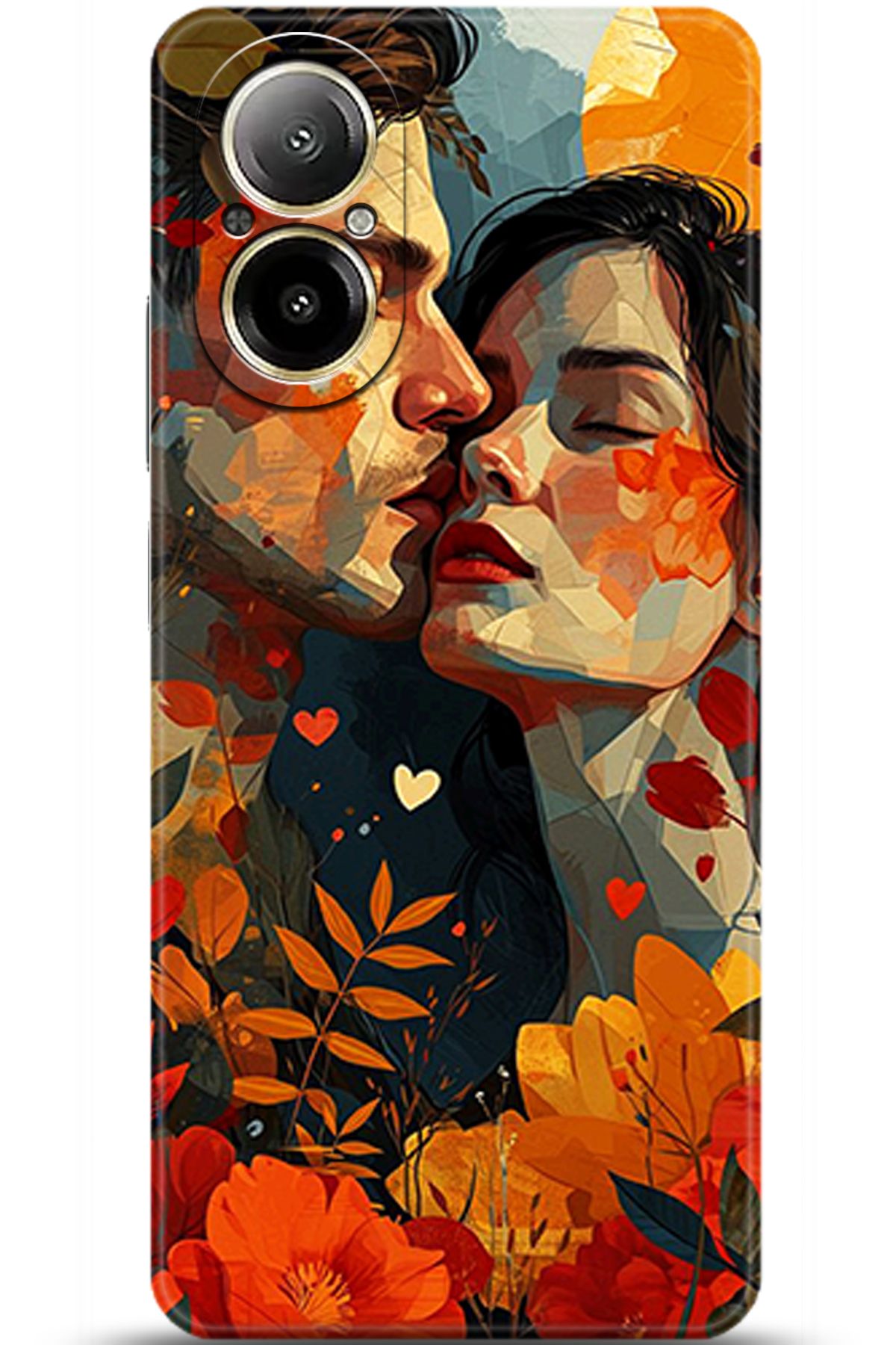 realme 12 Lite Kılıf HD Baskılı Kılıf - Happiness Series 5556