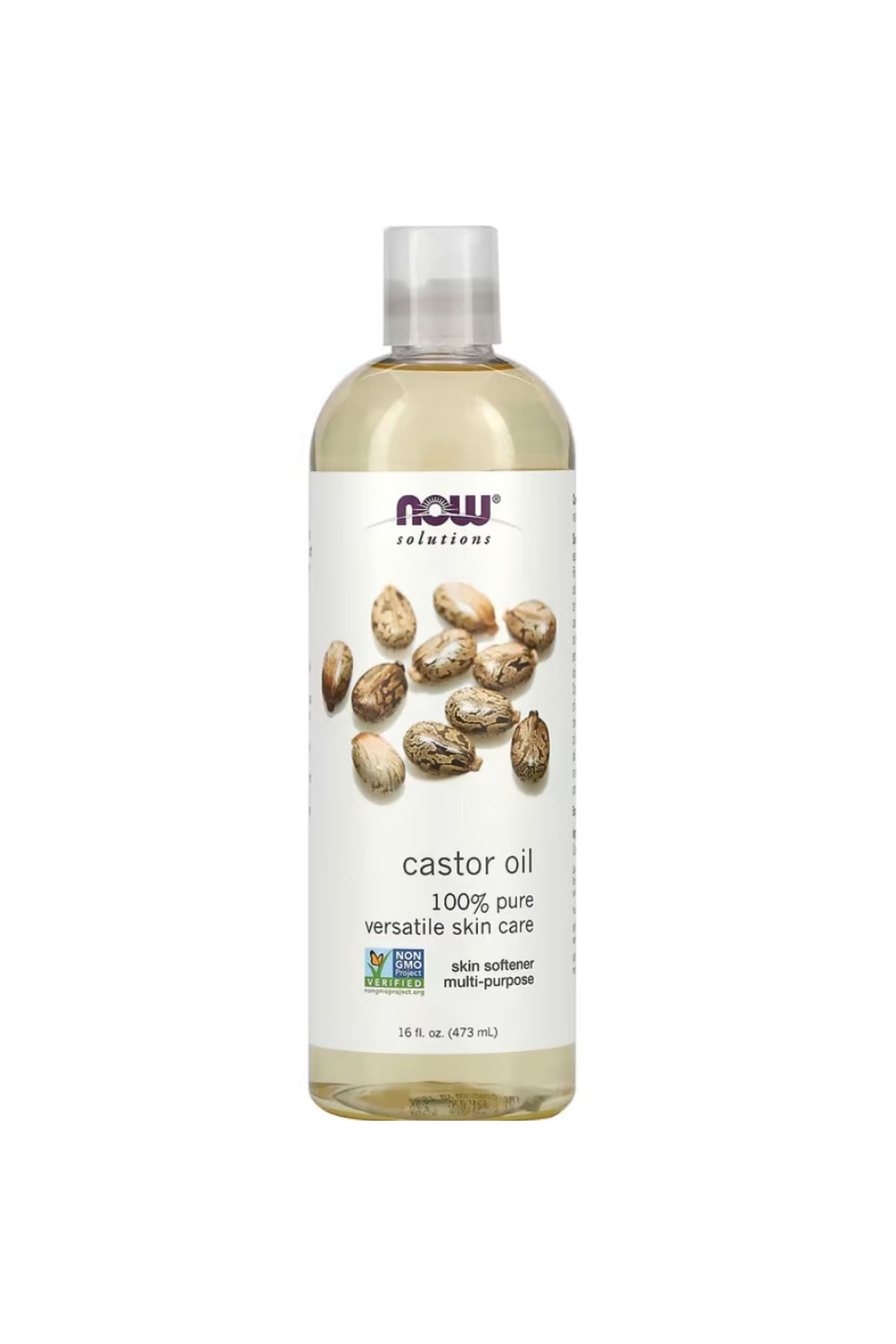 Now Foods , Solutions, Castor Oil, 16 fl oz (473 ml) vr44