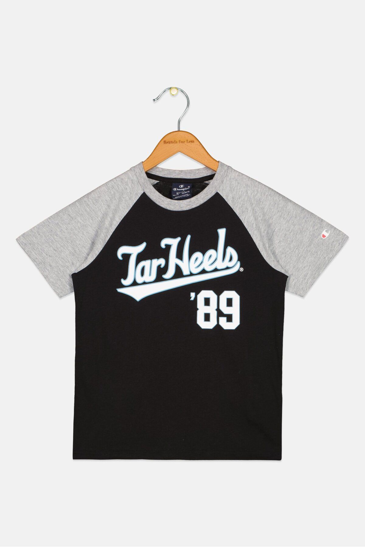 Champion-Kids Boy Short Sleeve Sportswear T-shirts, Black 1