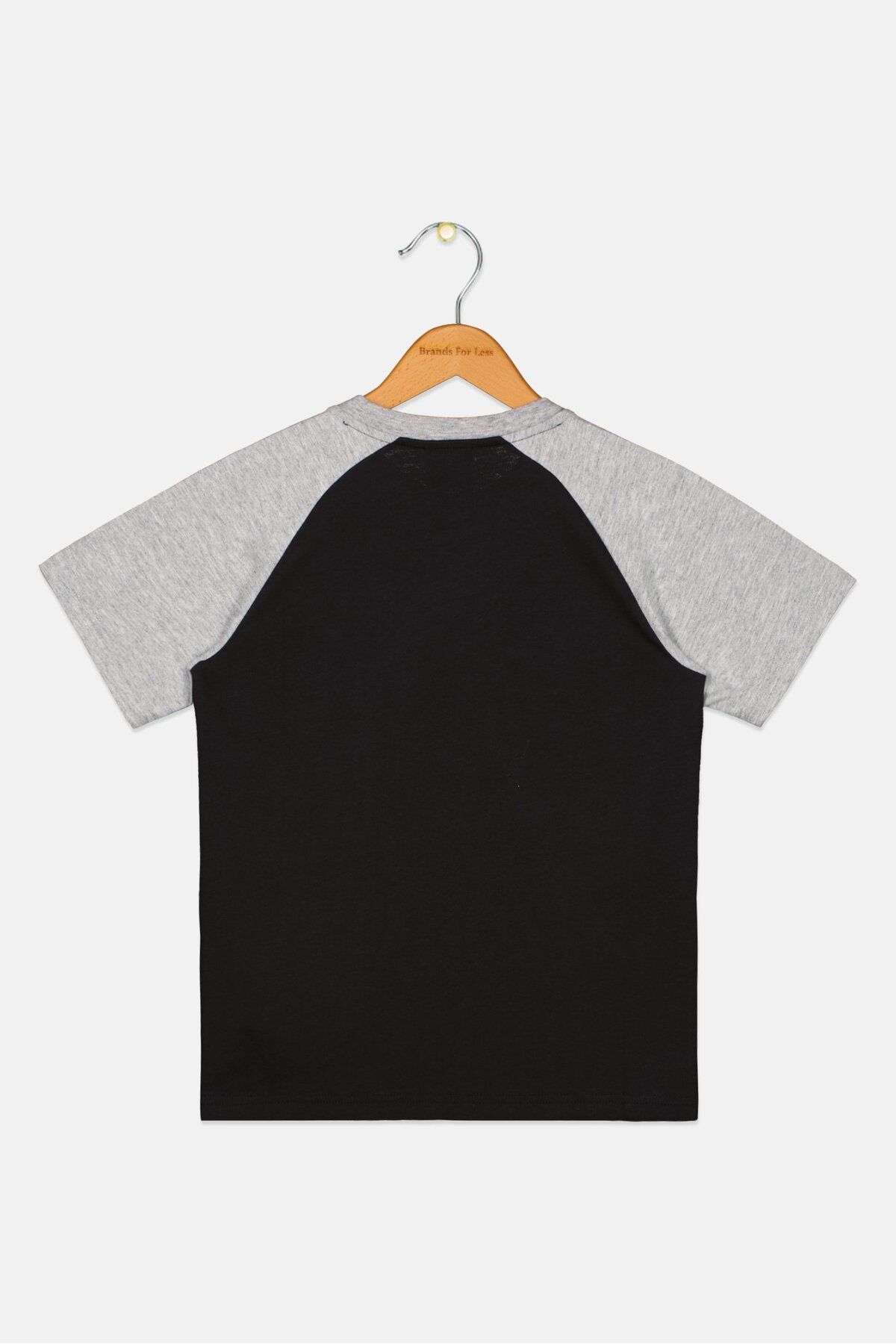 Champion-Kids Boy Short Sleeve Sportswear T-shirts, Black 2