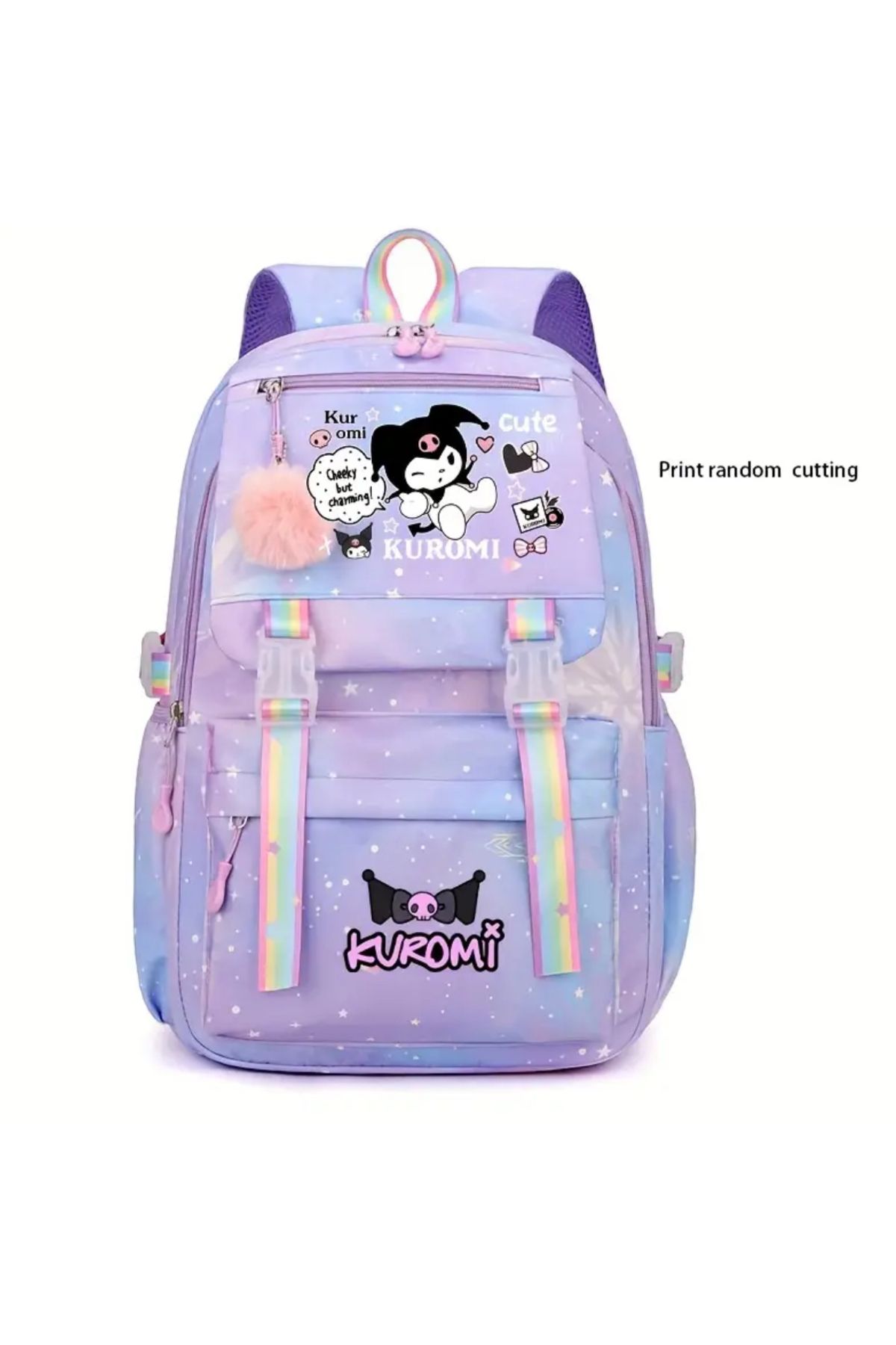 کیف مدرسه دخترانه و پسرانه بچگانه شخصیت SANRIO KUROMI کوله پشتی پسر بزرگ کودک So Iconic