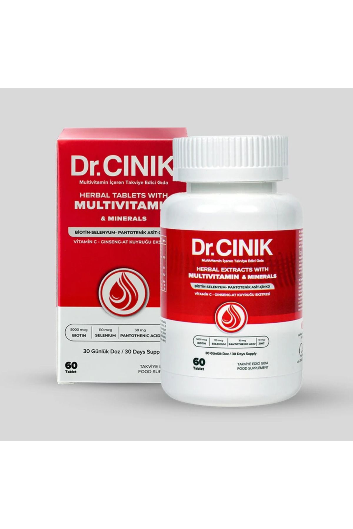 CINIKSHOP Multivitamin ve Mineral Tabletleri