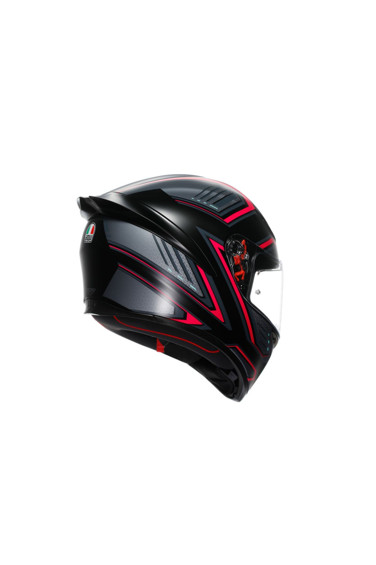 KASK/K1 S E2206 SLING MATT BLACK PINK CONFİGURATİON - 4