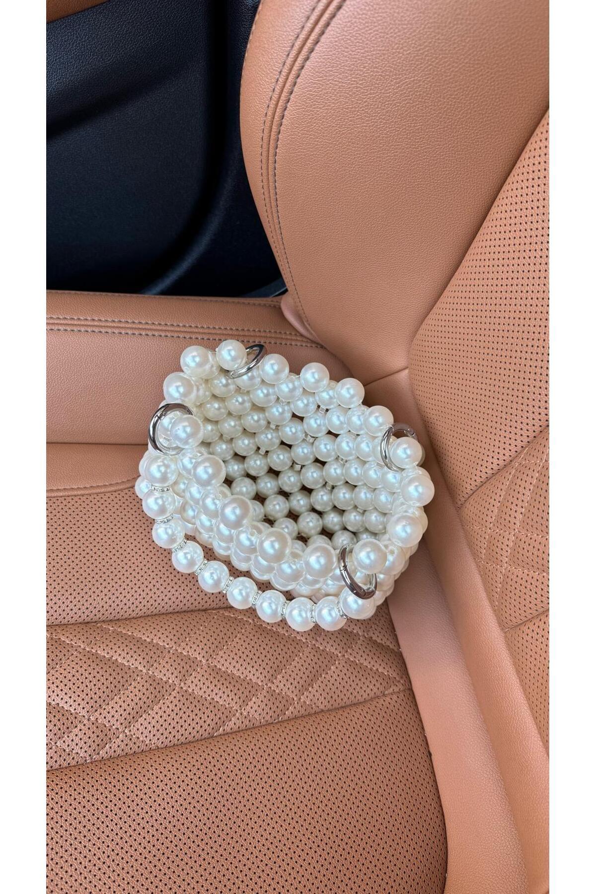 Çantacımstore-Women's Pearl Bag - Large Pearl Without Cover 5
