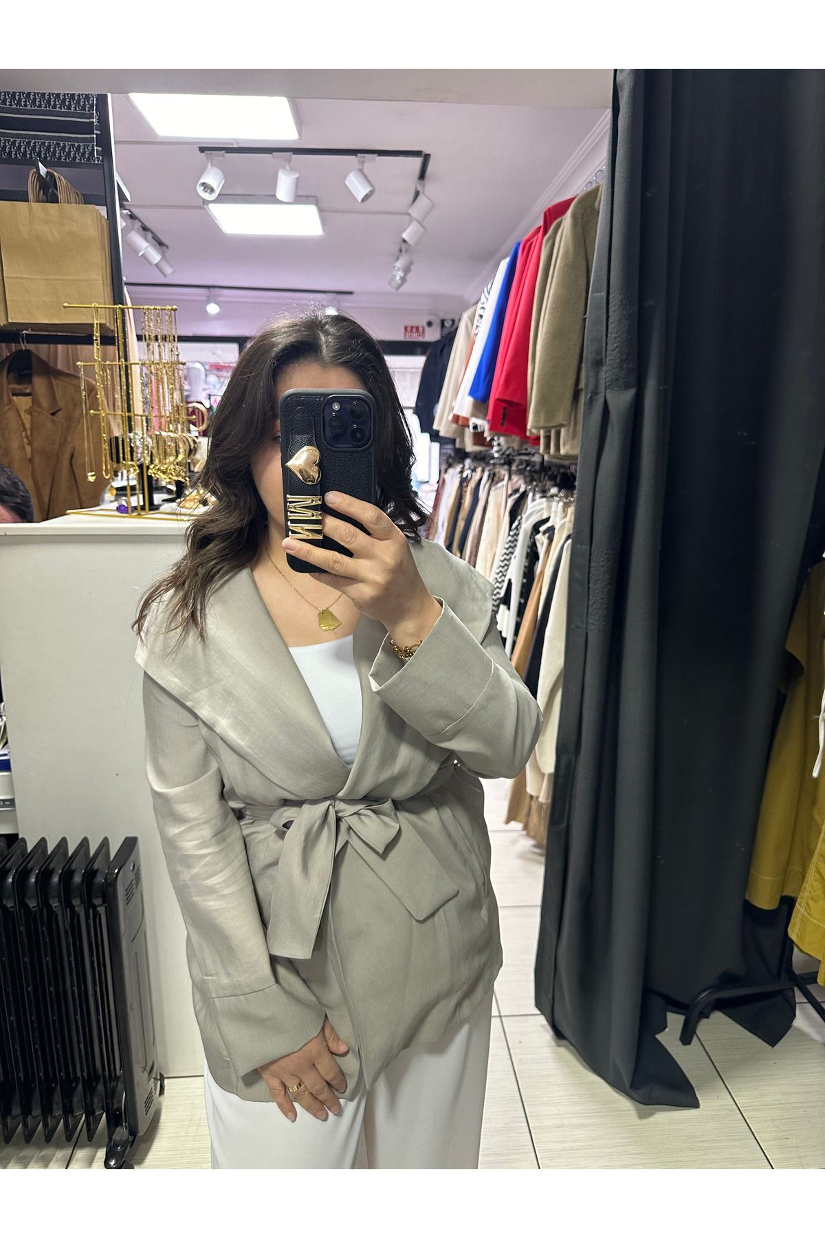 neslihansarıca hırka , kruvaze bağlamalı ince hırka