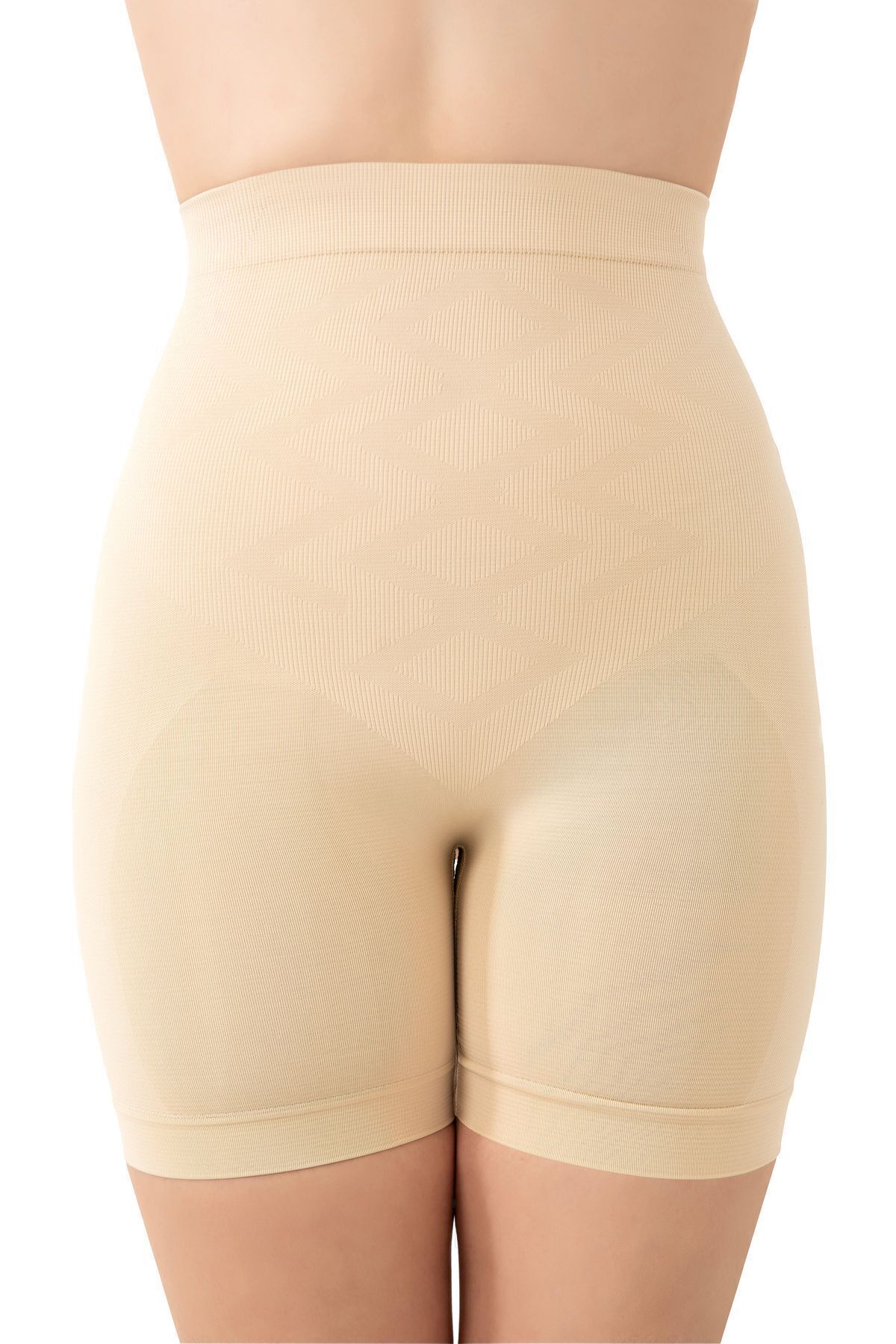 baruccafashion Yüksek Bel Seamless Paçalı Korse Şekillendirici Göbek ve Bel İnceltici Korse fotoğrafı 3 (önizleme)