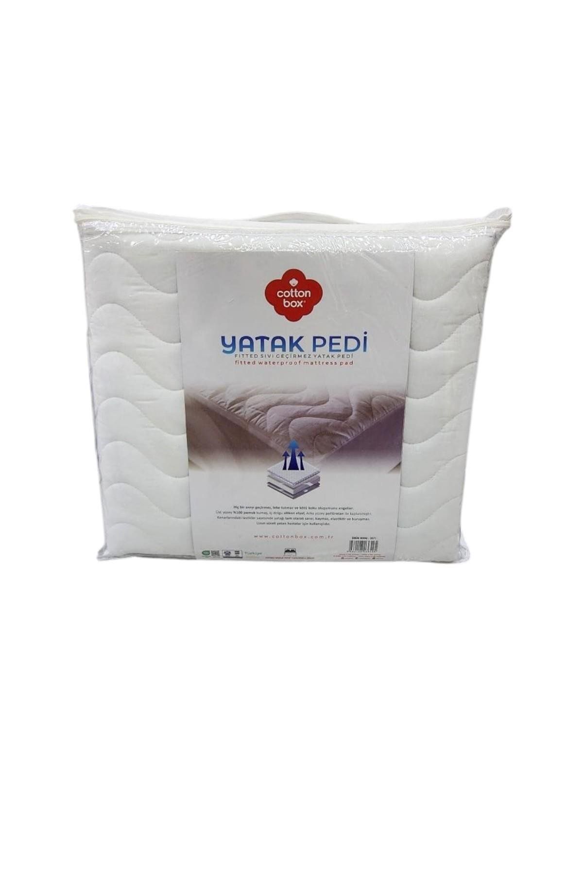 Cotton Box %100 Pamuk Sıvı Geçirmez Yatak Koruyucu – Lastikli Alez