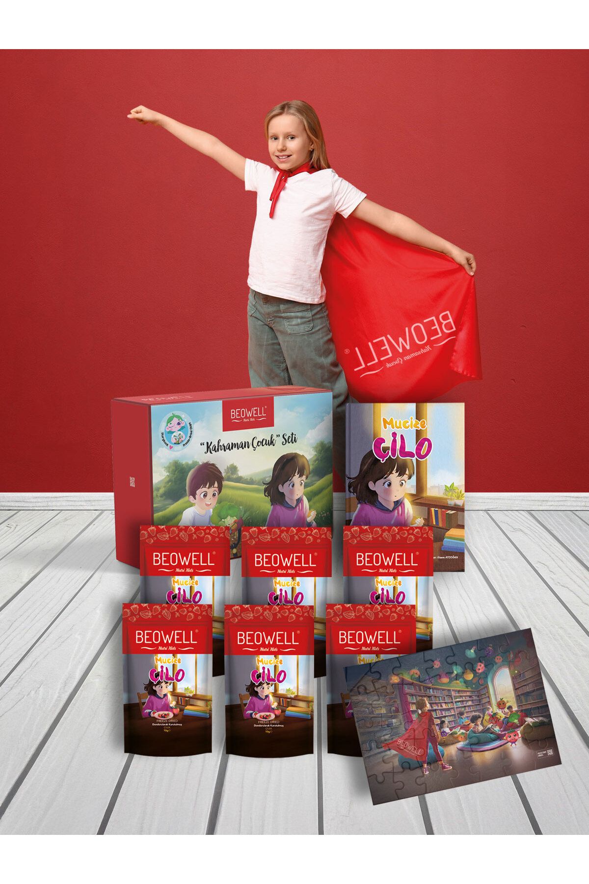 BEOWELL NUTRI KIDS - KAHRAMAN ÇOCUK ÇİLO SET