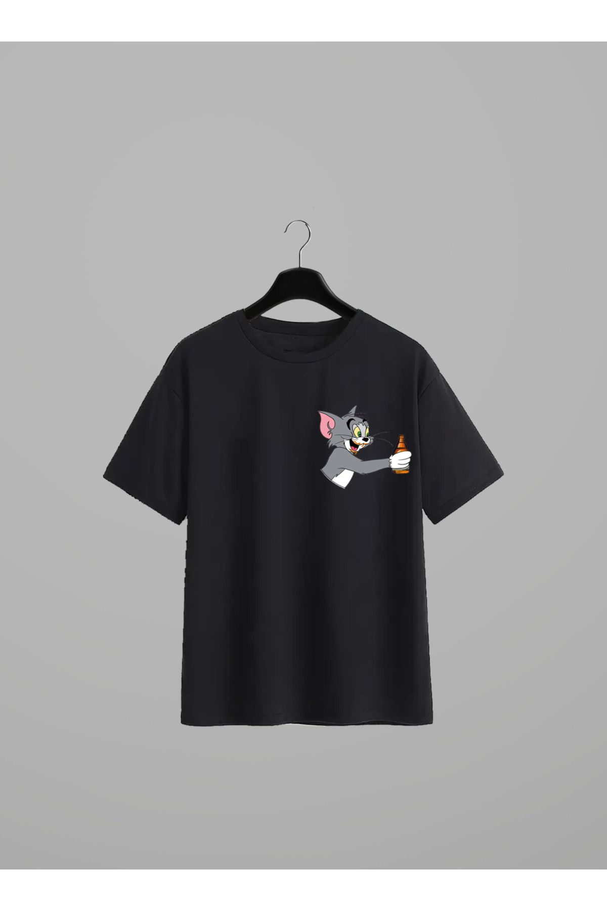 HA HA Couple TOM & JERRY Baskılı T-shirt
