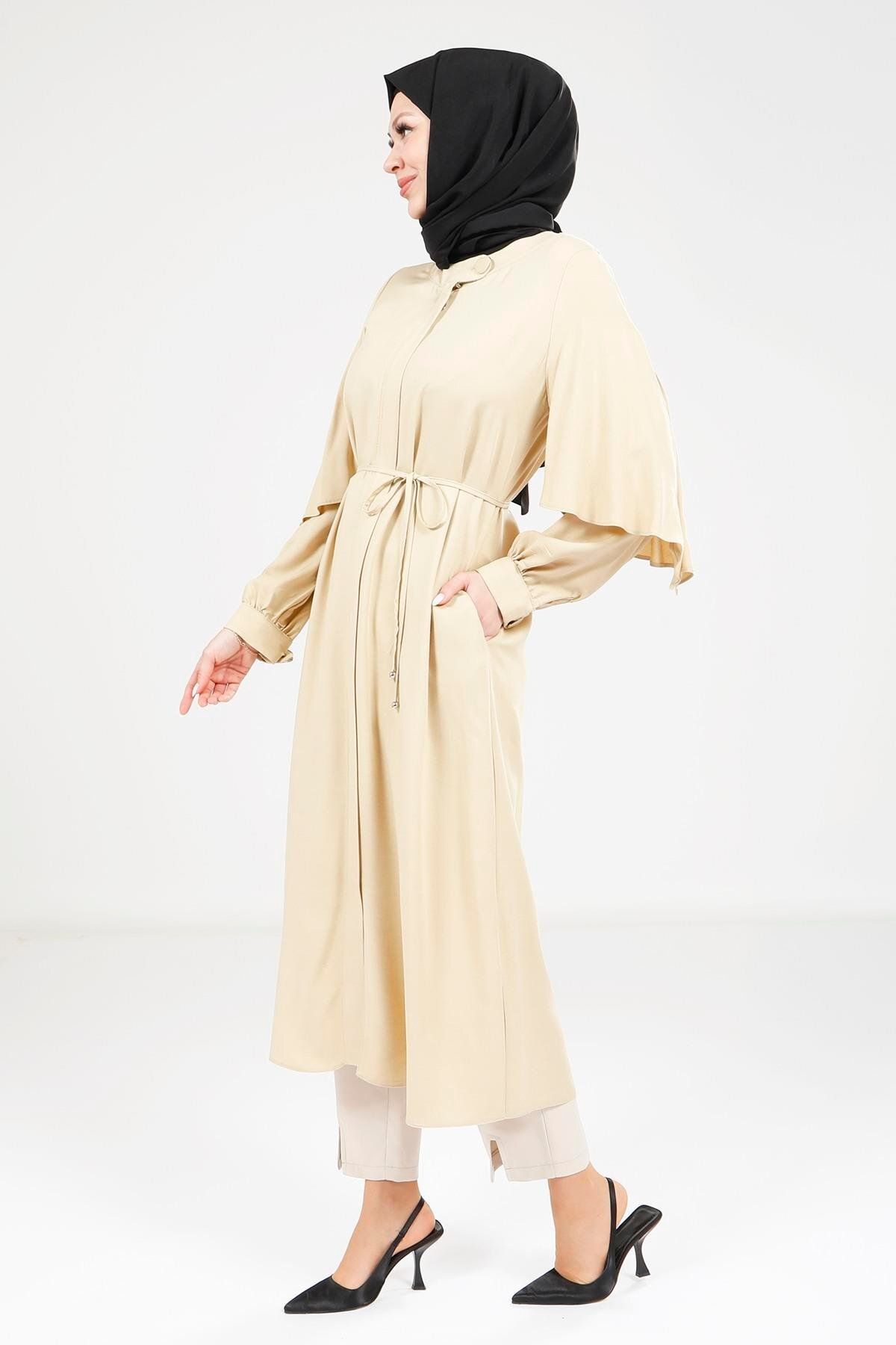 Beyza-Sleeve Slit 9196 Model Clothes 4