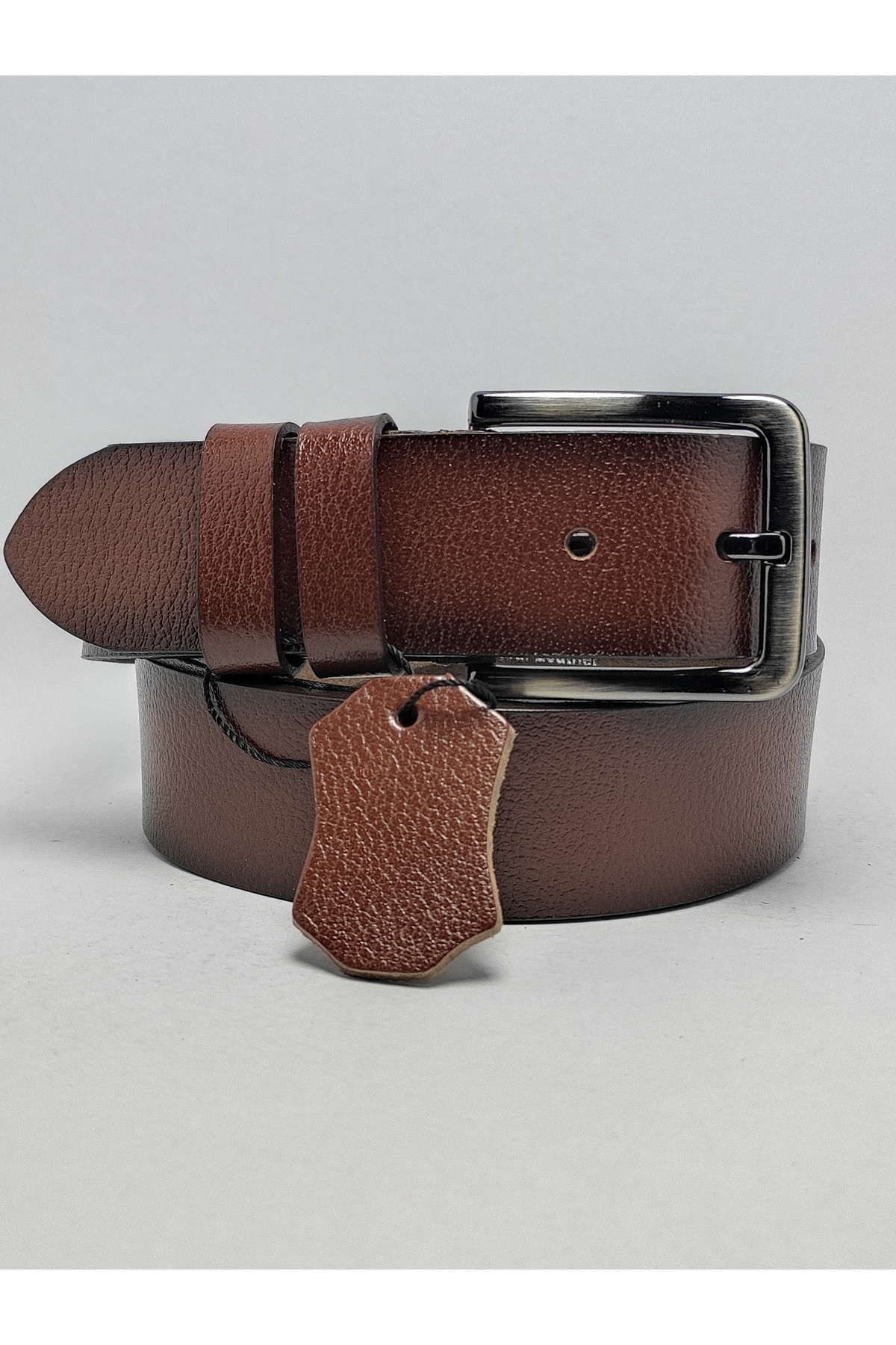 genuine leather company eds  Erkek Siyah Spor %100 Hakiki Deri Kemer - Görsel 3