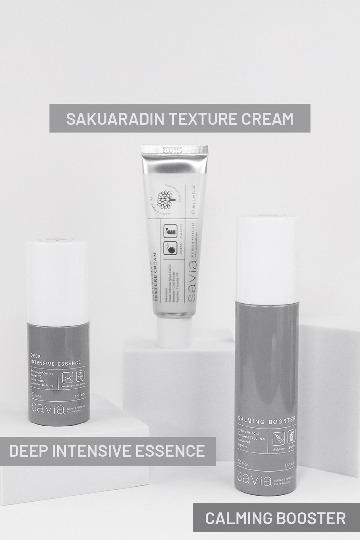 Ovaco-Savia Calming Booster Serum with Mushroom Extract, Peptide, Soothing & Moisturizing 150ml 4