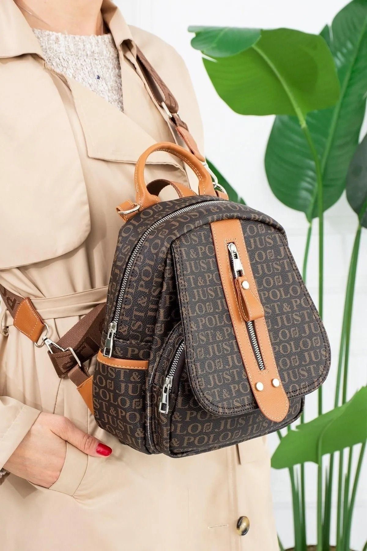 Just Polo-Women's Printed Hand and Shoulder Bag 342177 Pc 4