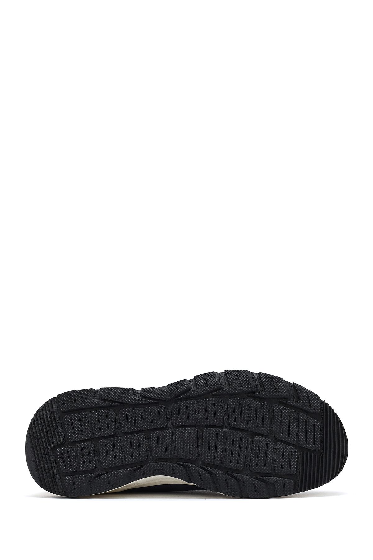 Derimod-Pantofi pentru bărbați, albastru bleumarin, cu șireturi, din piele nubuc 25SFD7600V3 4