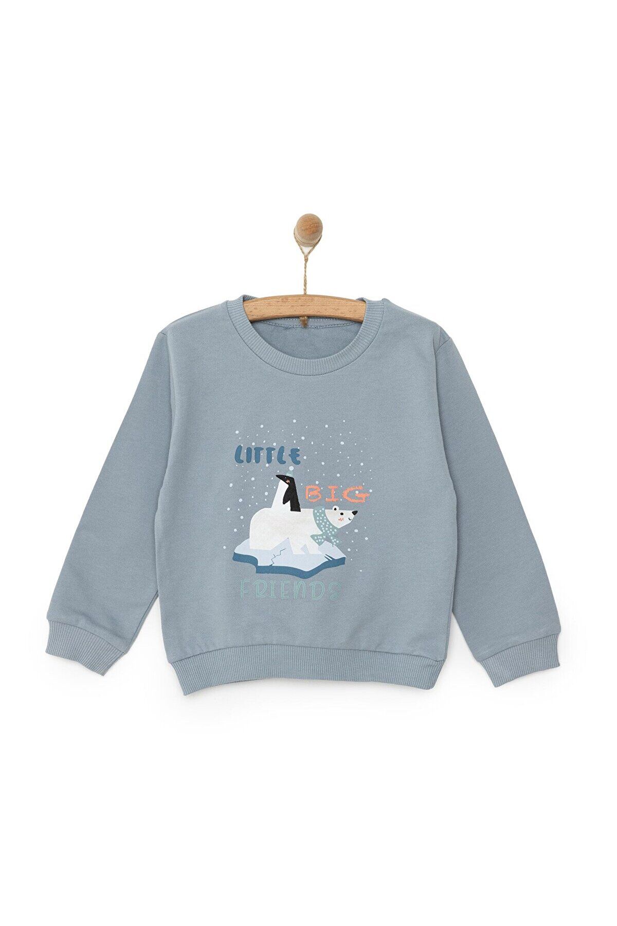 سویشرت ساده با طرح خرس قطبی برای نوزاد پسر HelloBaby ebebek Hello Baby