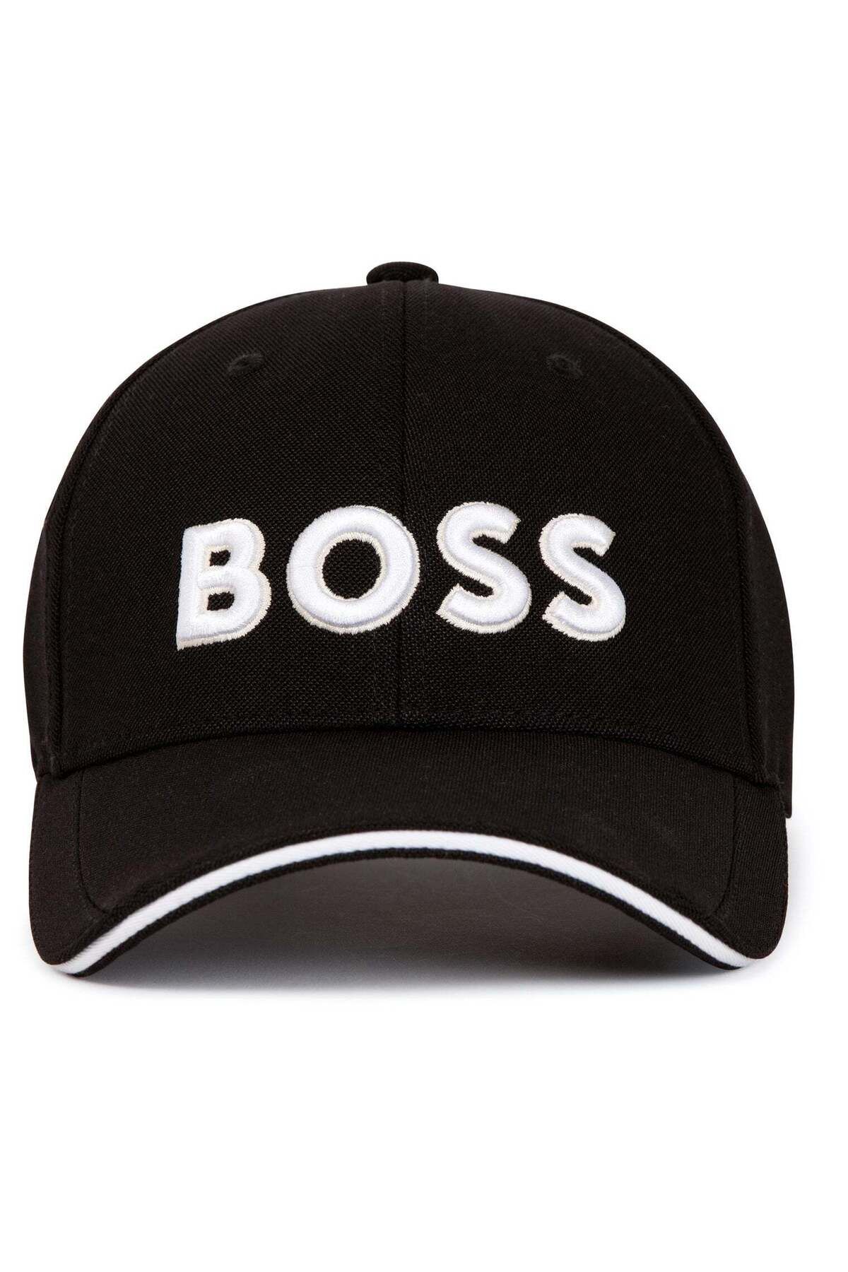 کلاه ورزشی مردانه آرم قابل تنظیم سیاه 50519247 005 BOSS