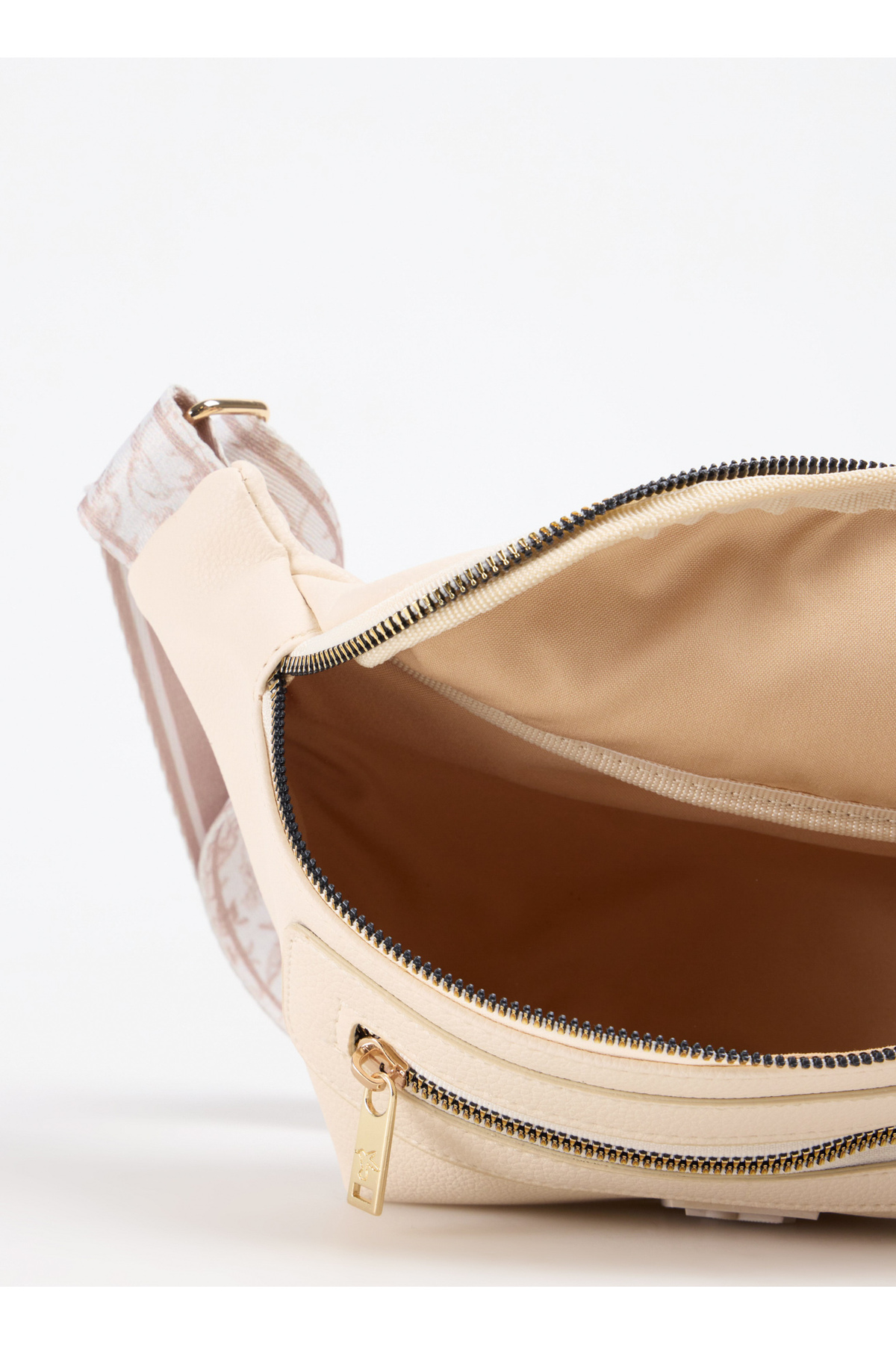Fabrika Bej Kadın Bel Çantası STRAP-DOVE görsel 4