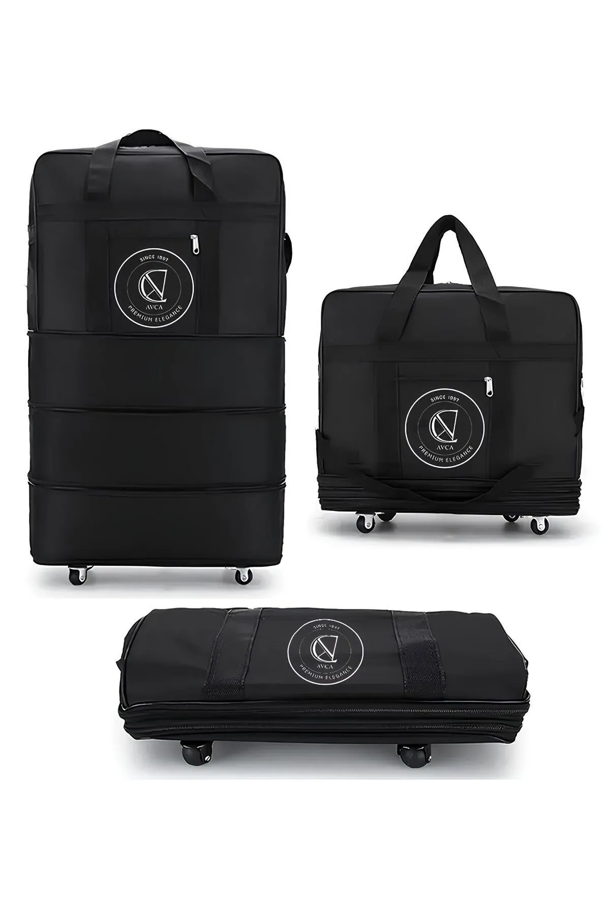 Av A Dos Körüklü Tekerlikli Valiz El Çantası Büyük Çanta Seyahat Çantası Kabin Boy Büyütülebilir Valiz