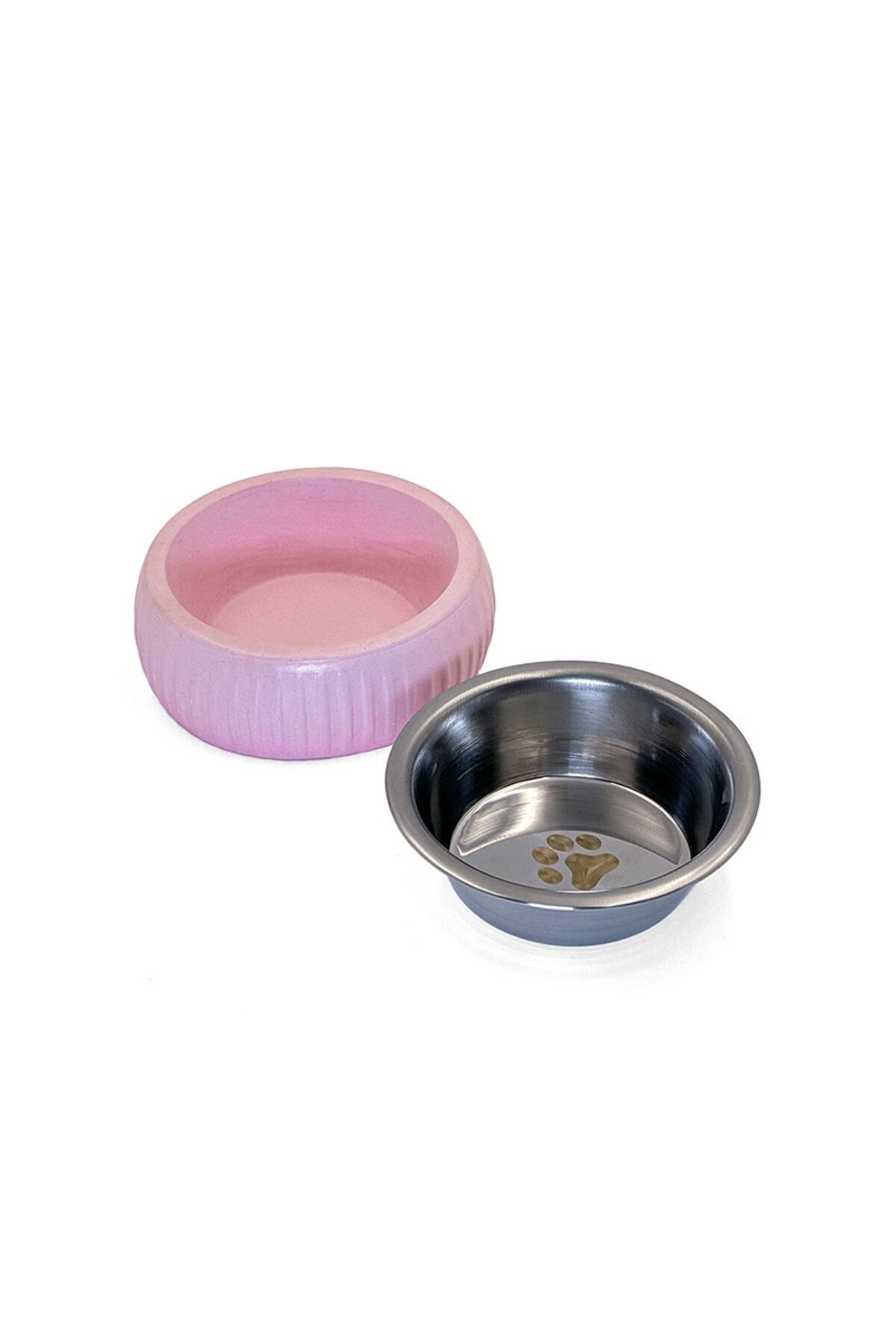 OEM Mikopet Organik Seramik Mama Kabı Pembe