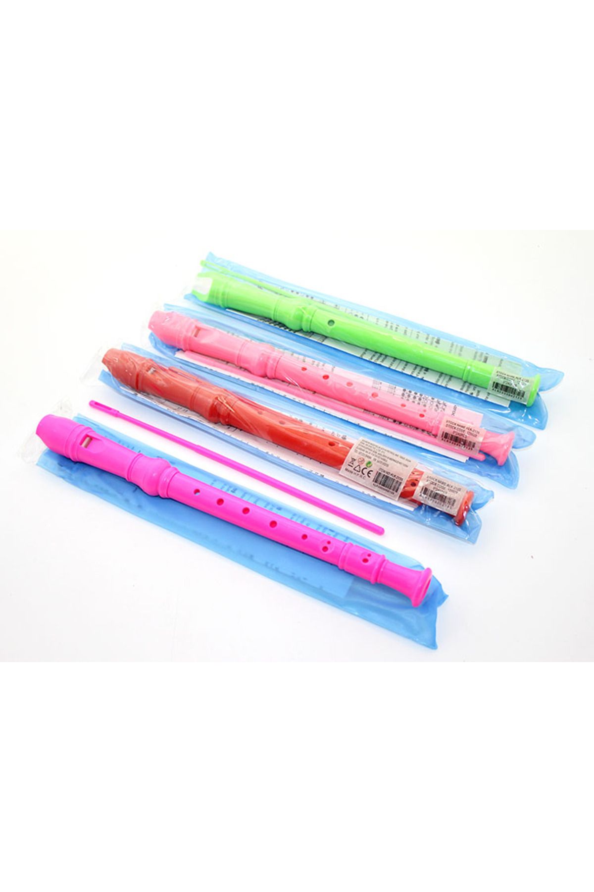 Allproduct Renkli Plastik Flüt
