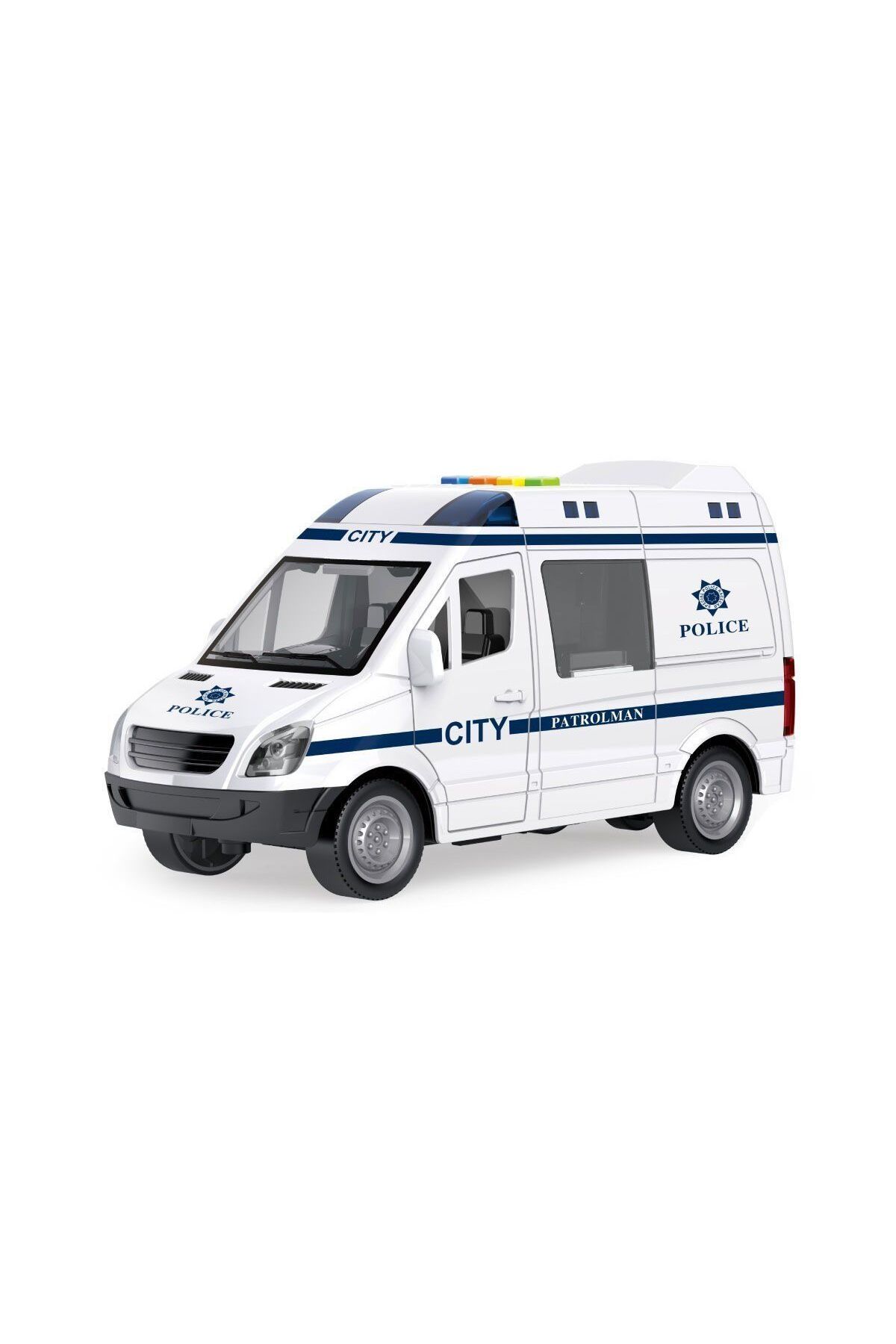 OEM WY590E-F 1:16 Sürtmeli Sesli Işıklı Ambulans / Polis Arabası