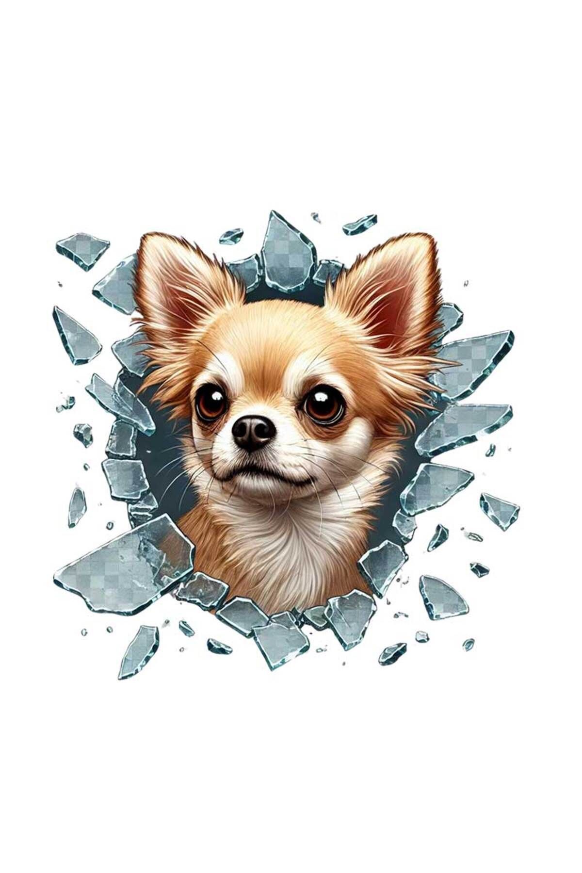 gcaksesuar Fulcar Chiuahua Araç Stickerı