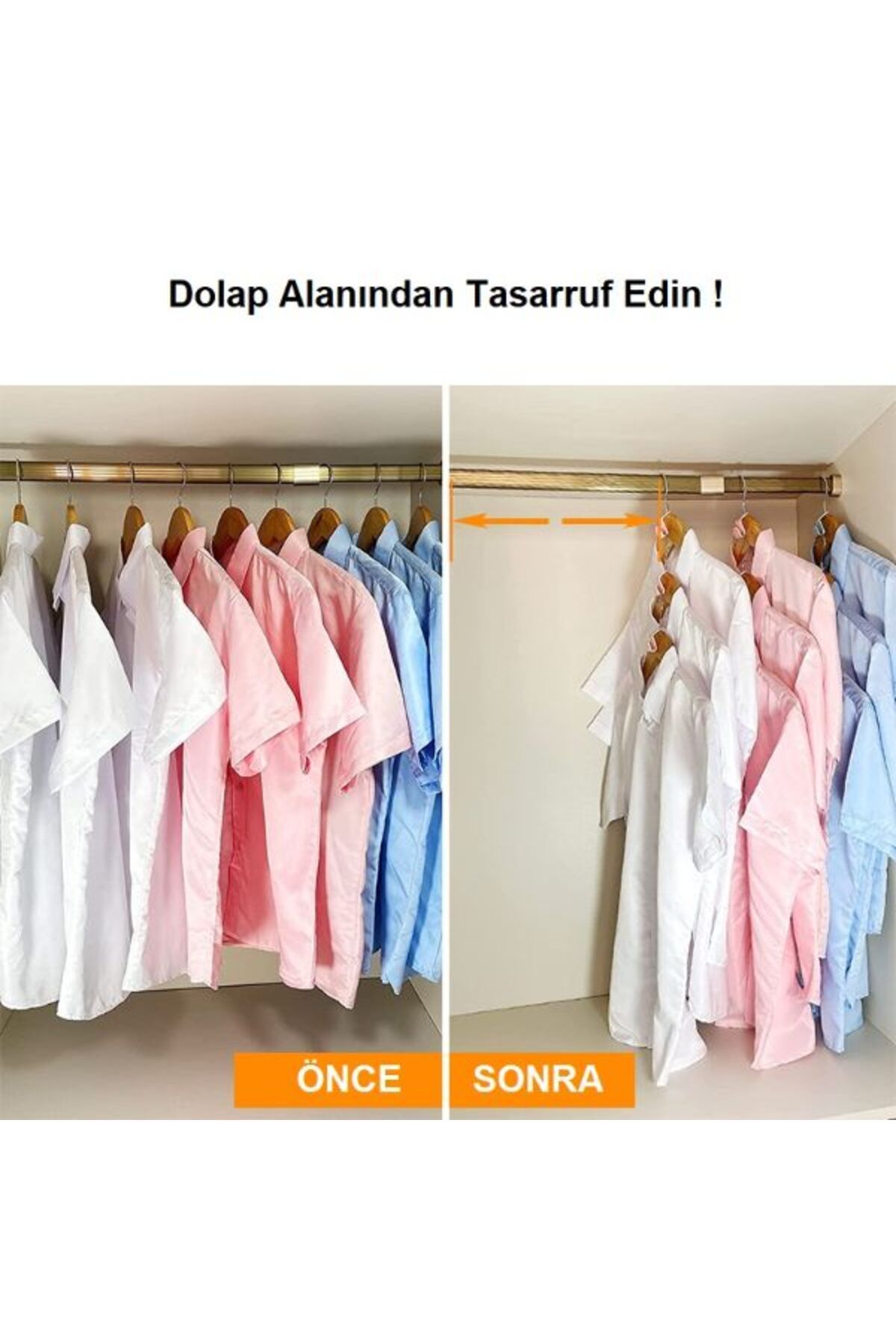 Seçkin Trend Dolap İçi Askı Aparatı Organizer