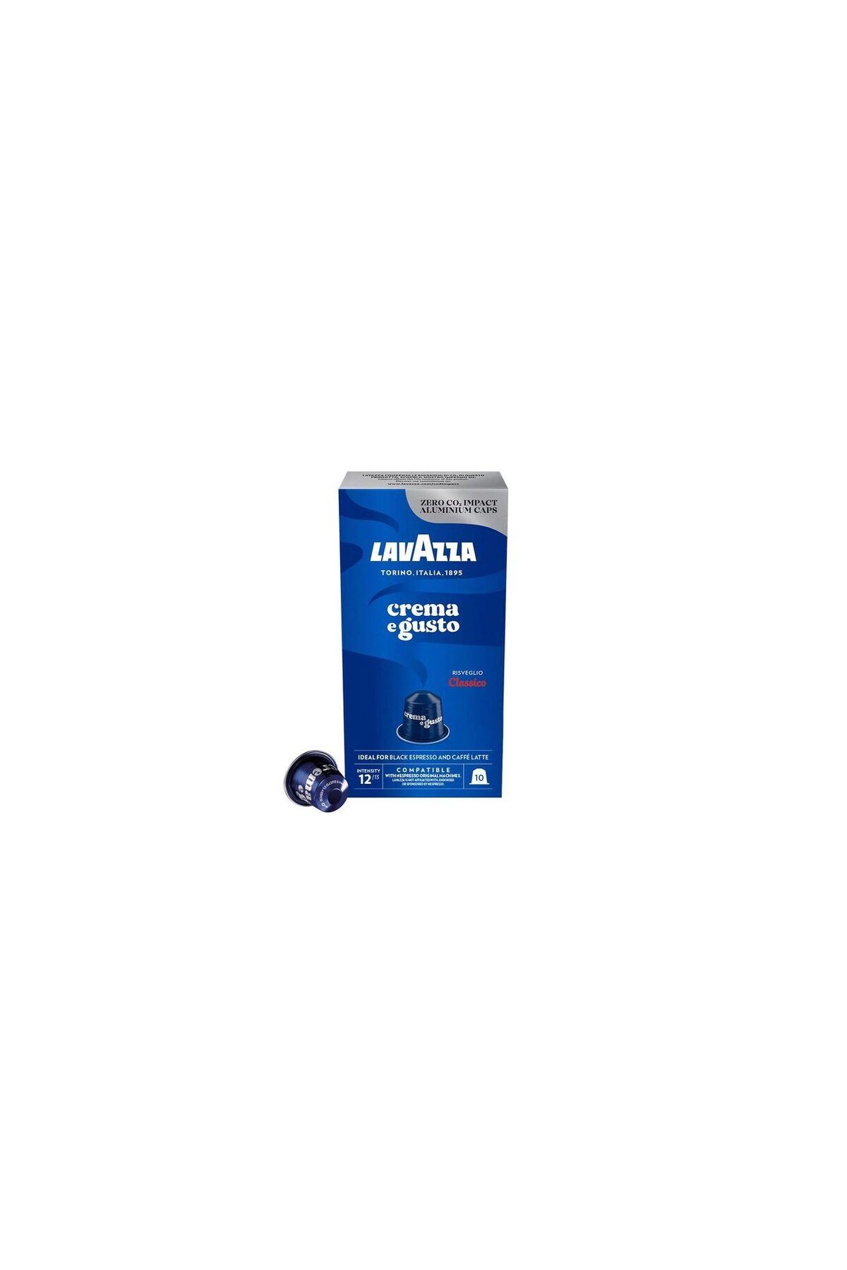 LavAzza Cafea Capsule Crema & Gusto, Compatibile Nespresso , Aluminiu, 10x5,7g, 10 Bucati - Espresso