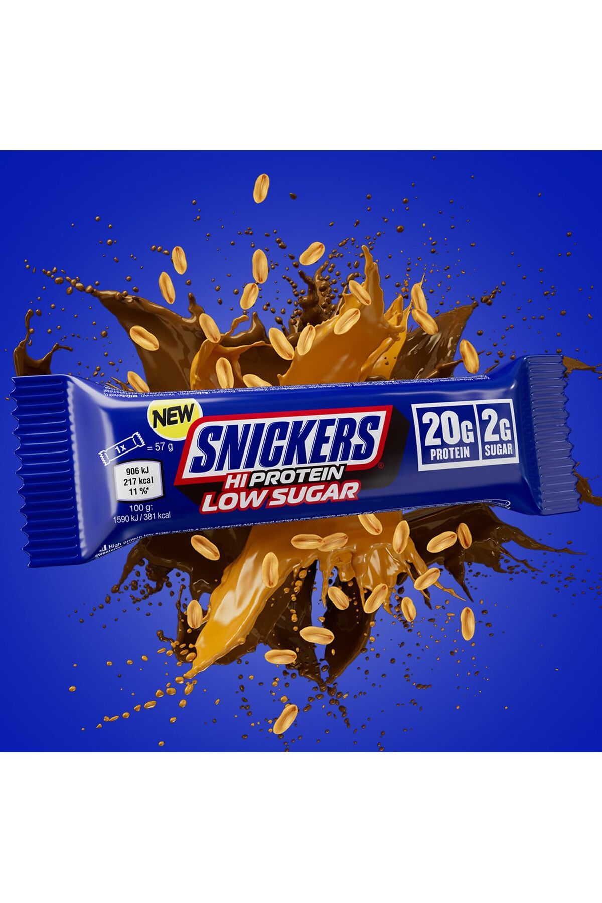Snickers-HiProtein Low Sugar Milk chocolate Pack of 12*57g 1